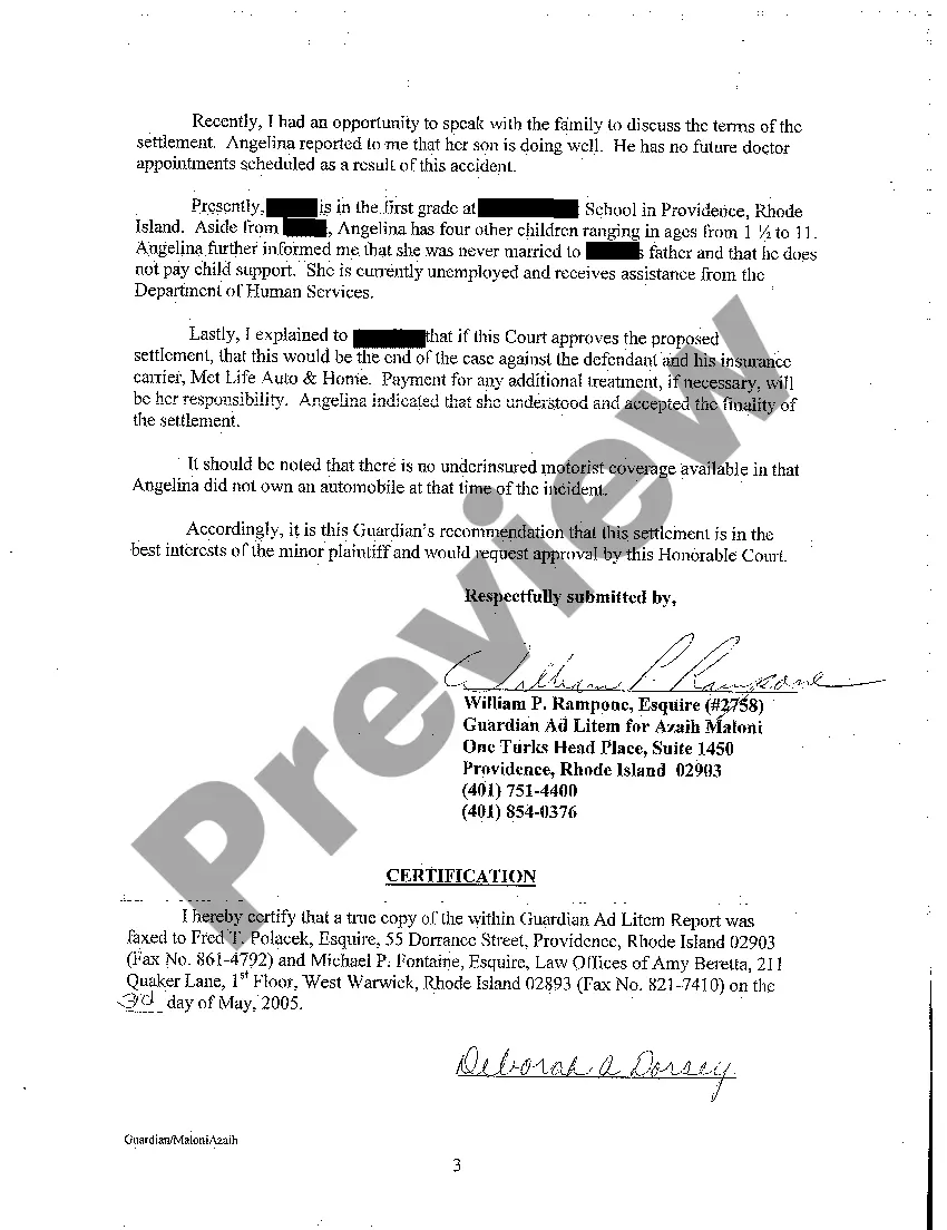 Preview A07 Guardian Ad Litem Report