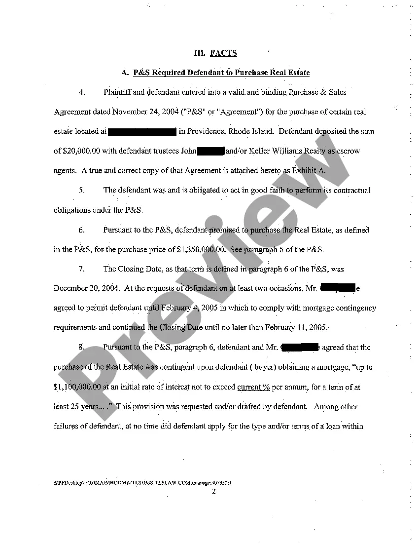 Preview A02 Verified Complaint