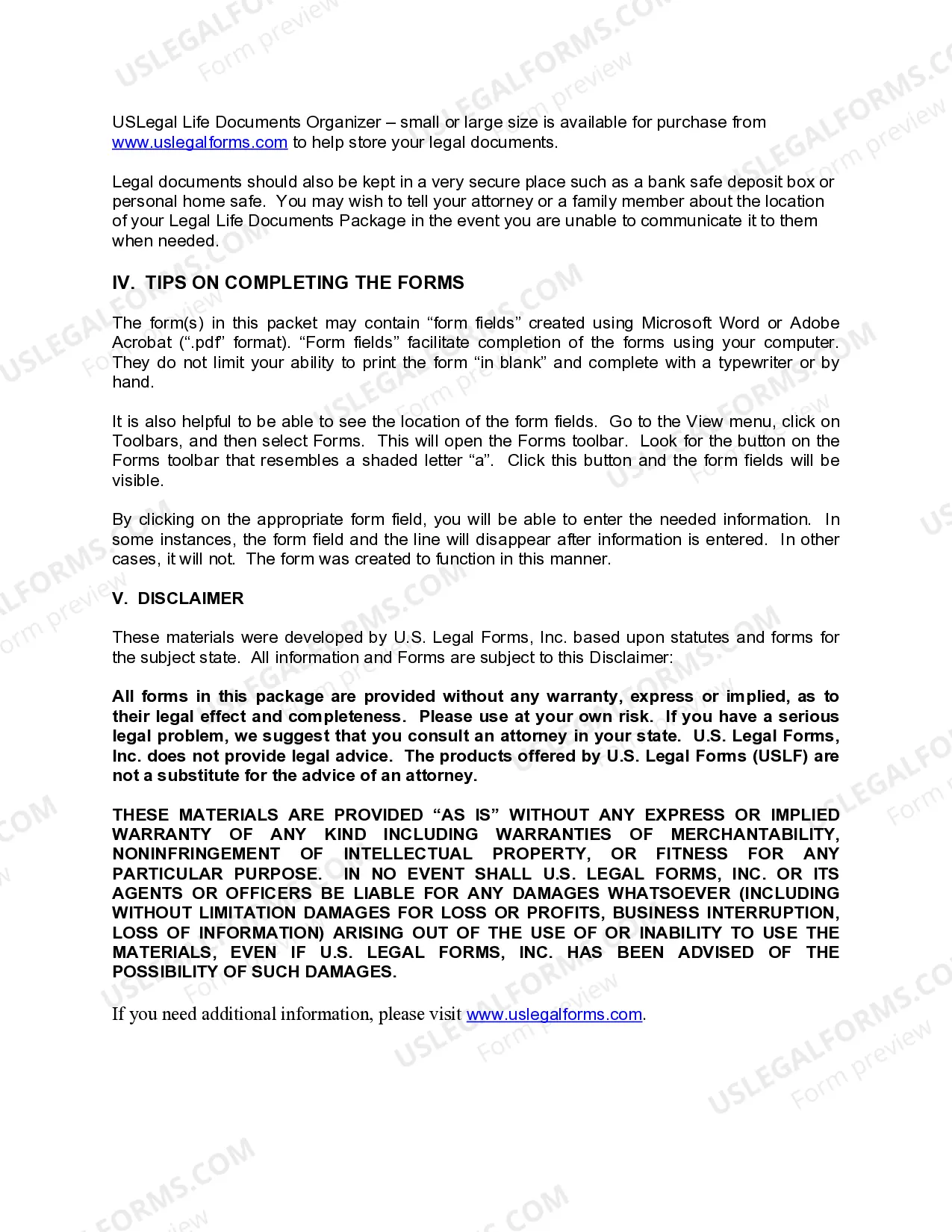 Preview Rhode Island Essential Legal Life Documents for Baby Boomers