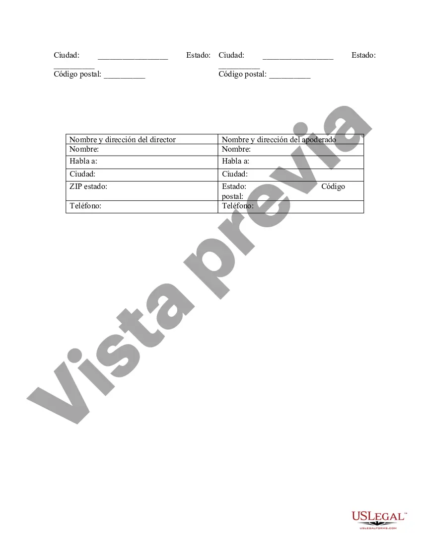 Preview Poder especial duradero para asuntos de cuentas bancarias