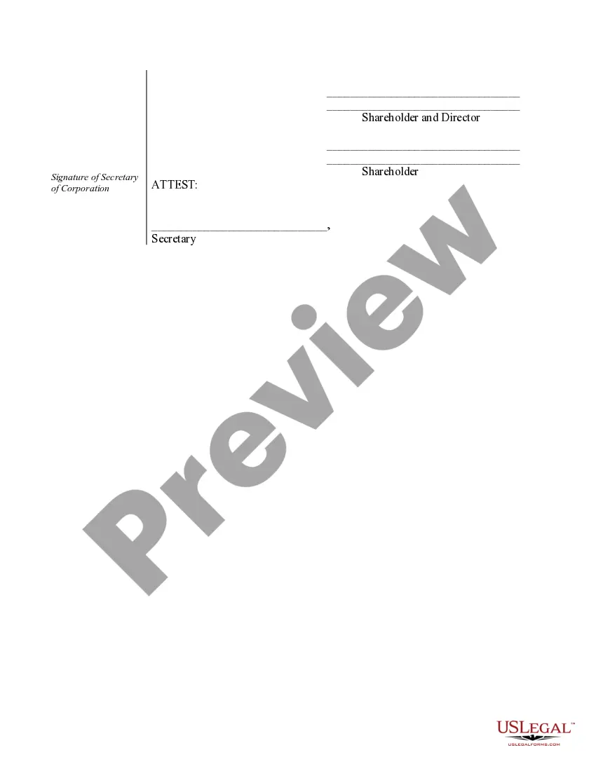 Preview Sample Organizational Minutes for a Rhode Island Professional Service Corporation