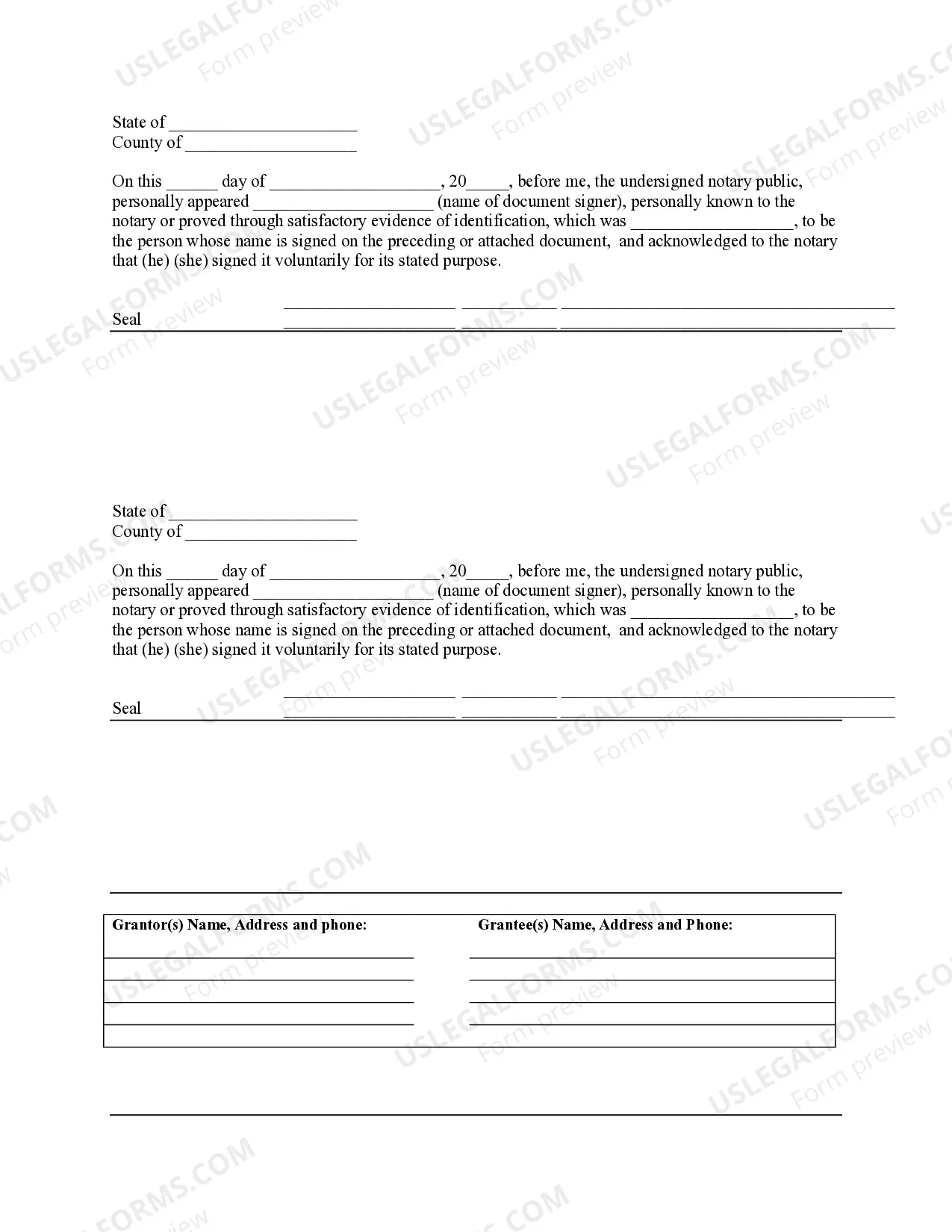 Preview Warranty Deed for Husband and Wife Converting Property from Tenants in Common to Joint Tenancy