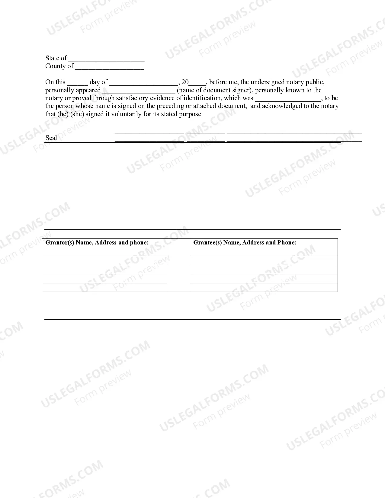 Preview Warranty Deed to Separate Property of One Spouse to Both Spouses as Joint Tenants