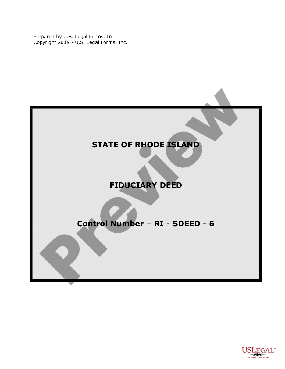 page 0 Fiduciary Deed for use by Executors, Trustees, Trustors, Administrators and other Fiduciaries preview