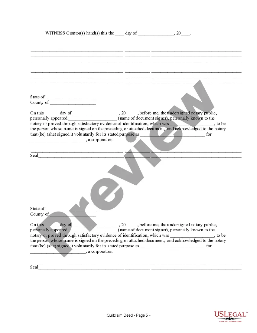 Preview Quitclaim Deed from Husband and Wife to Three Individuals as Joint Tenants