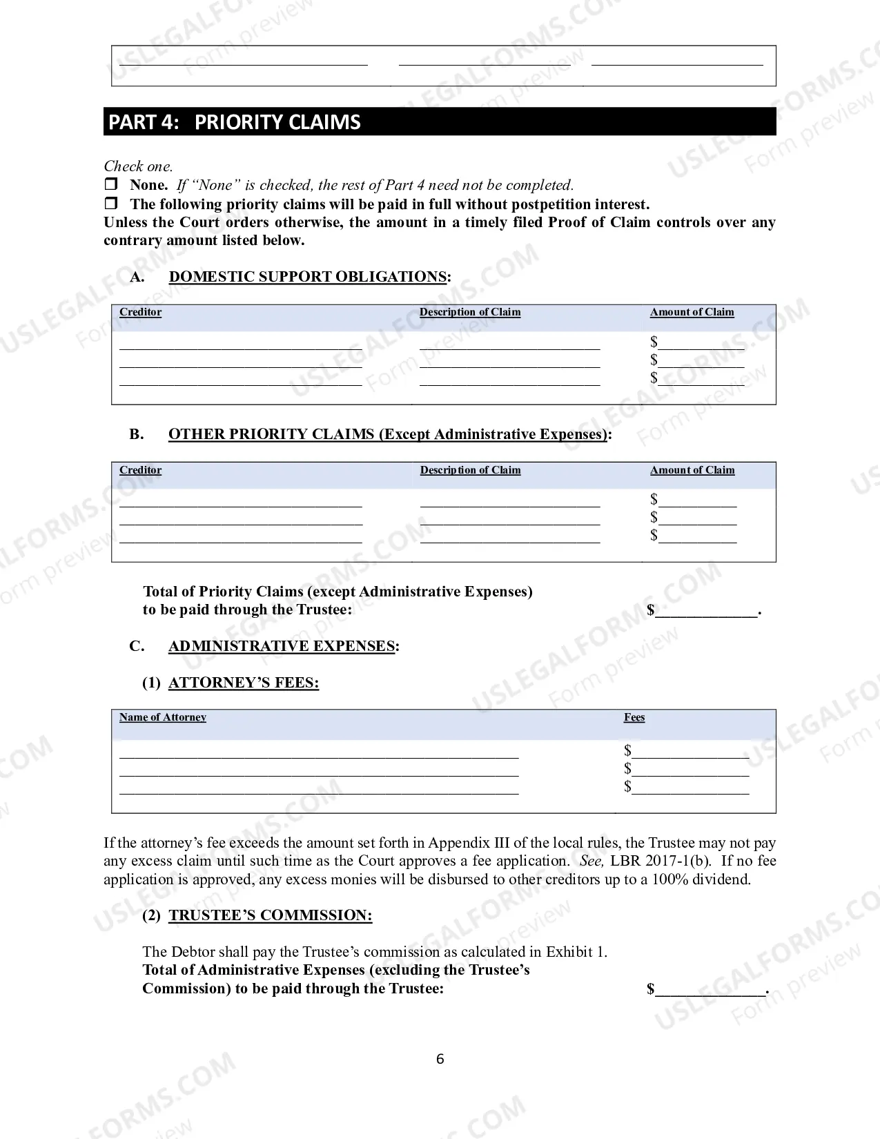 Preview Amended Chapter 13 Plan and Applicable Motion