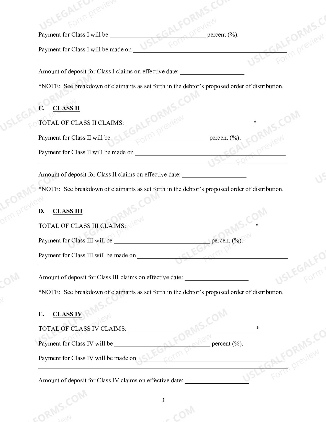 Preview Chapter 11 Confirmation Worksheet and Certification
