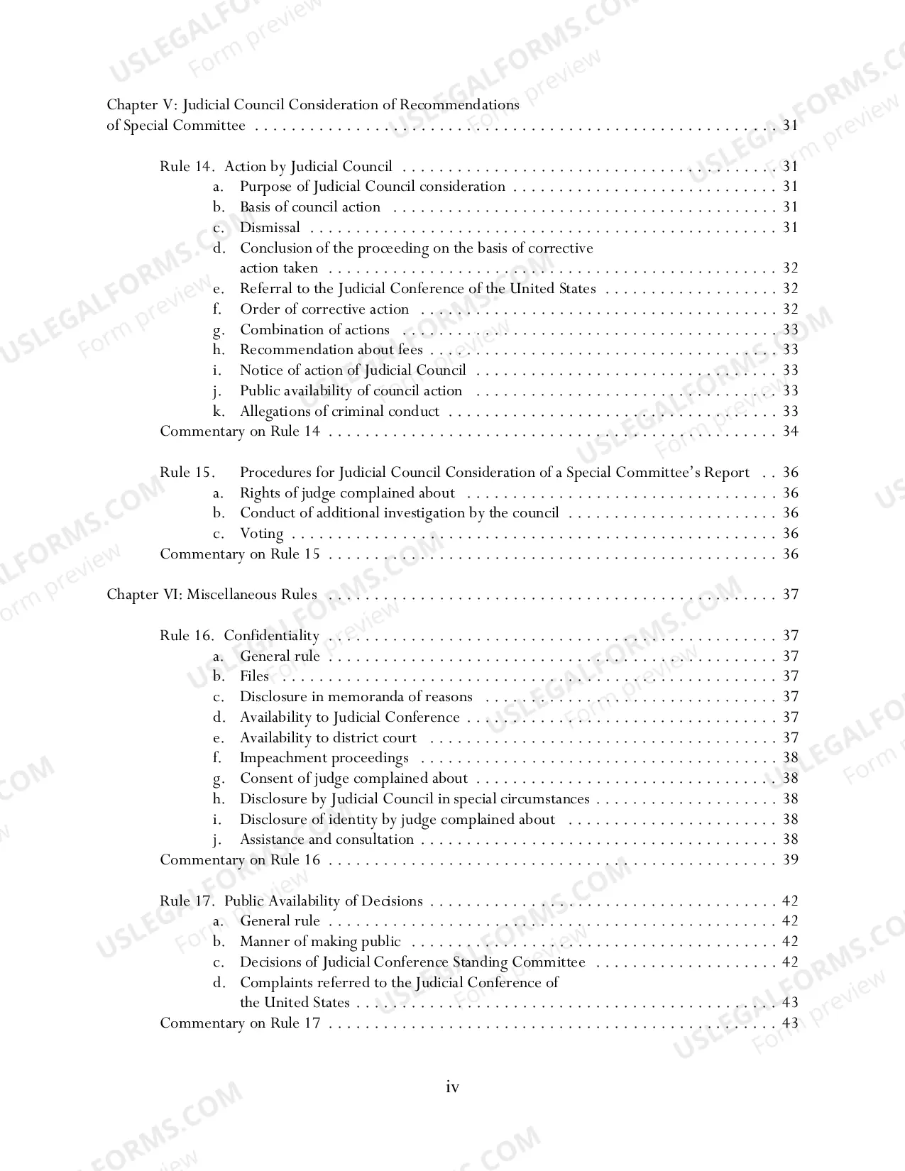 Preview Complaint of Judicial Misconduct Or Disability