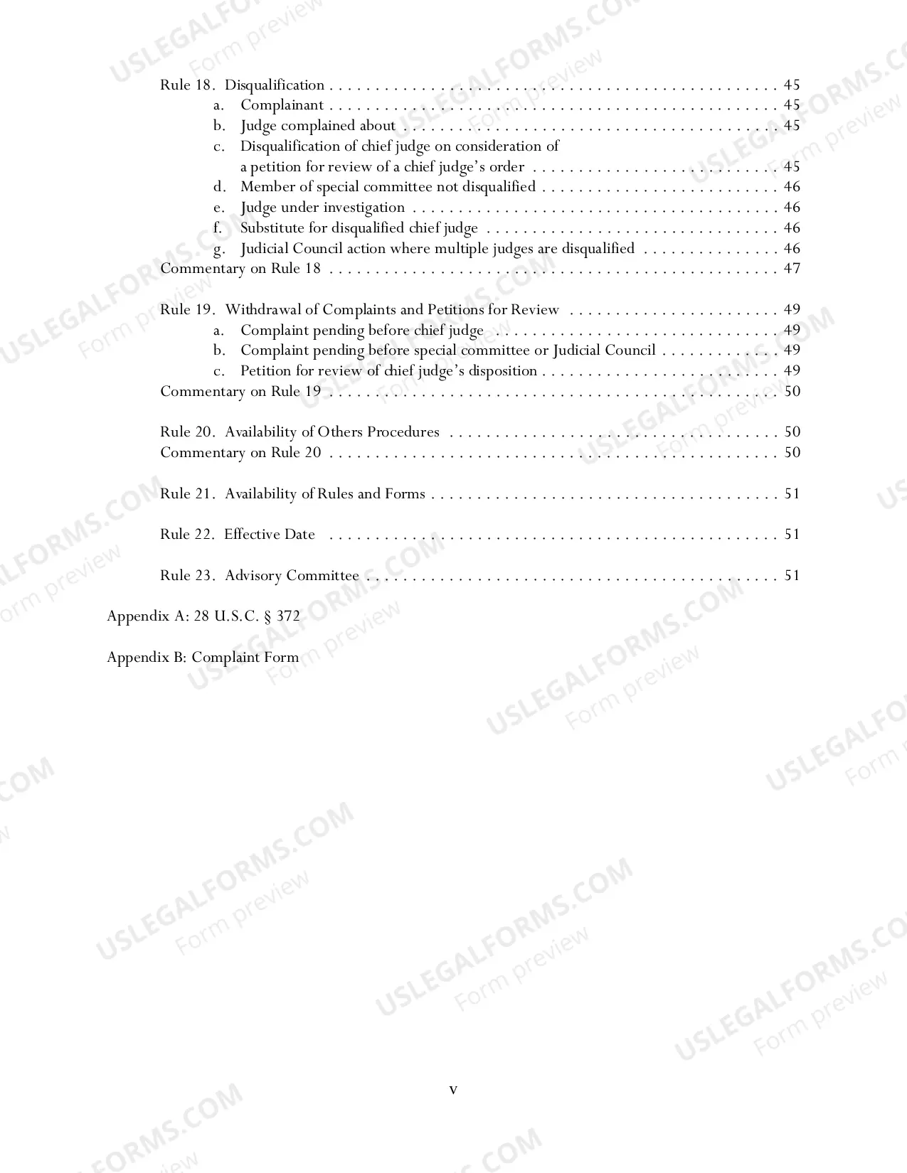 Preview Complaint of Judicial Misconduct Or Disability