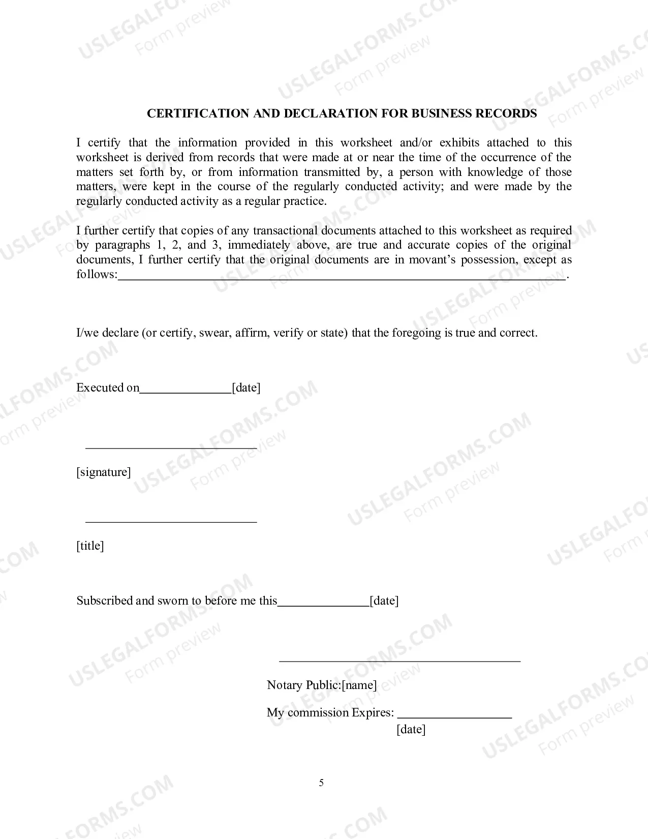Preview Relief From Stay Worksheet
