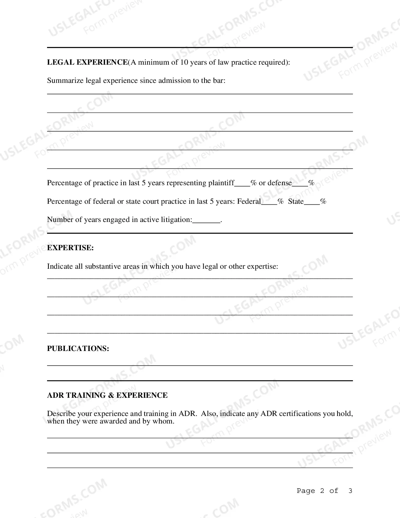 Preview ADR Panel Application