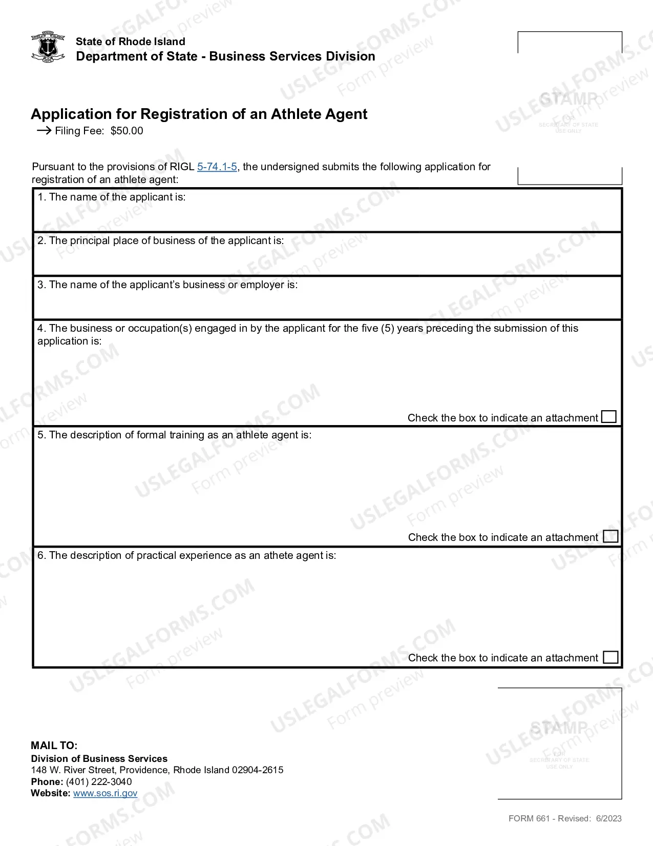 Preview Athlete Agent application