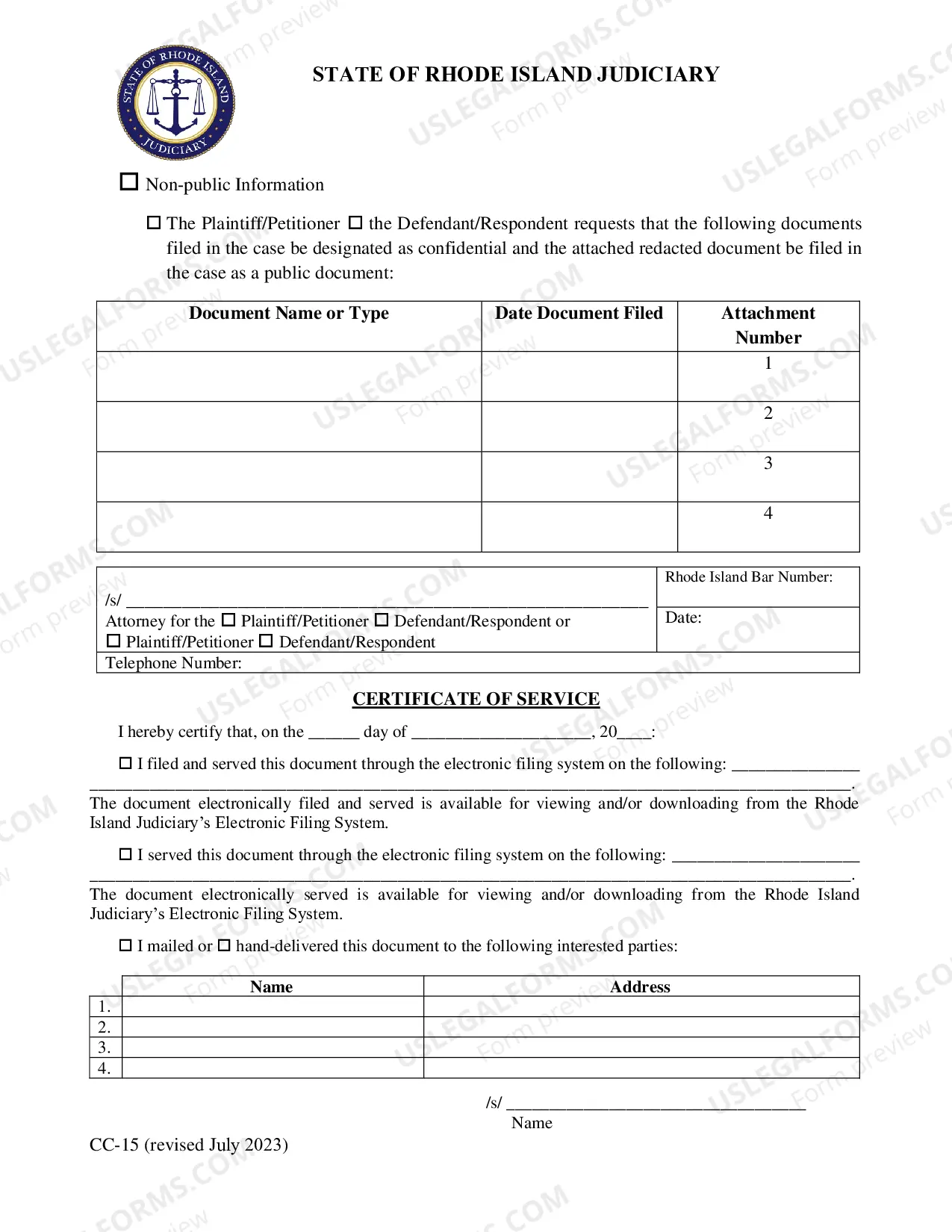 Preview Motion to Protect Non-Public Information in a Case Filed Prior to Electronic Filing