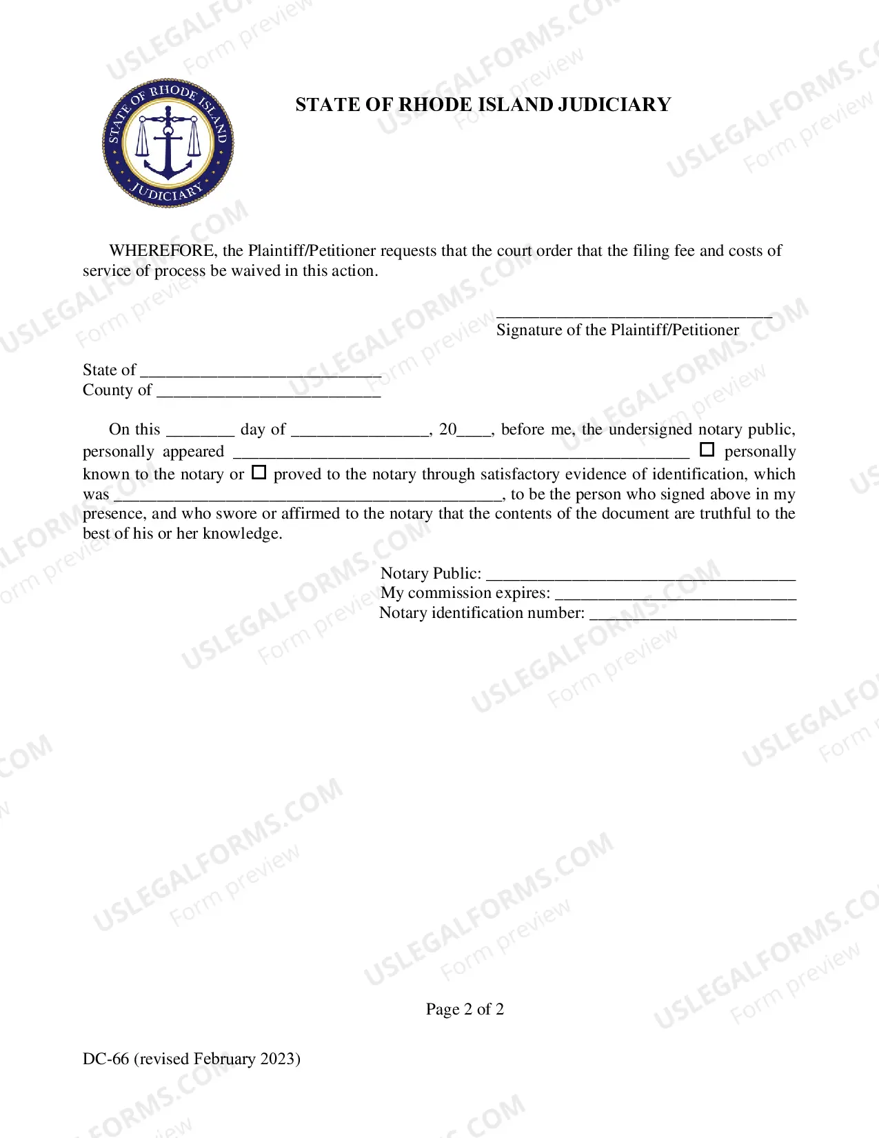 Preview Motion, Affidavit, and Order to Proceed In Forma Pauperis