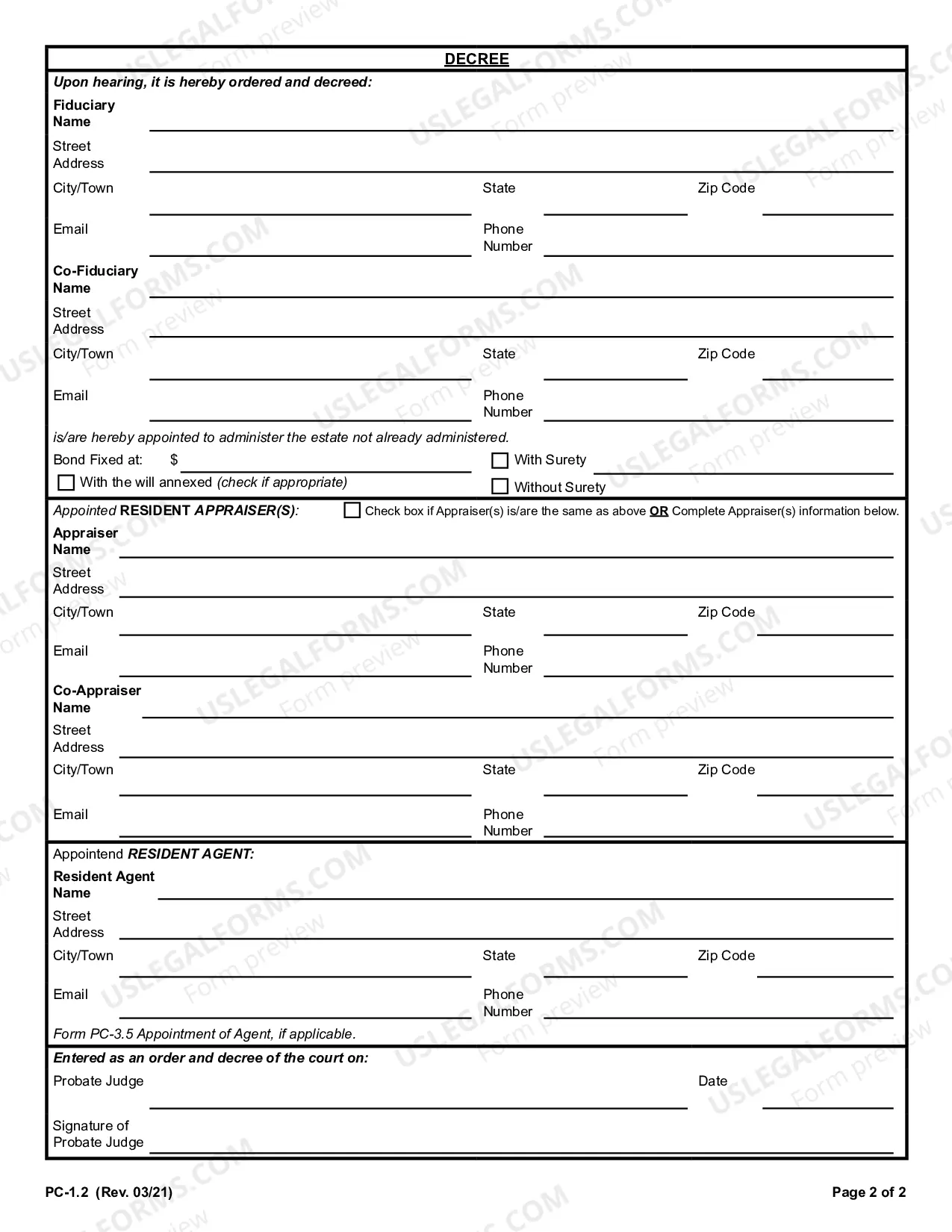 Preview Administration De Bonis Non Or Administration De Bonis Non Cum Testamento Annexo