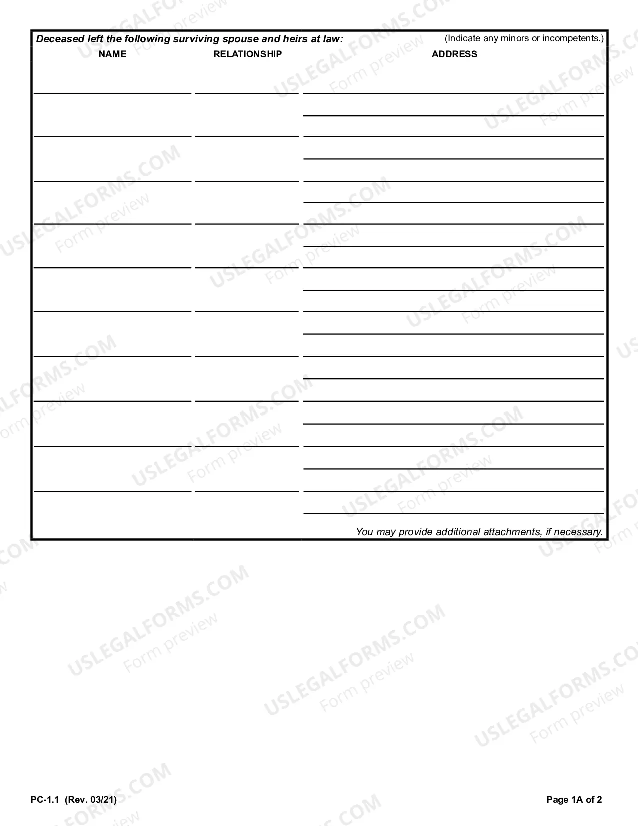 Preview Administration Petition