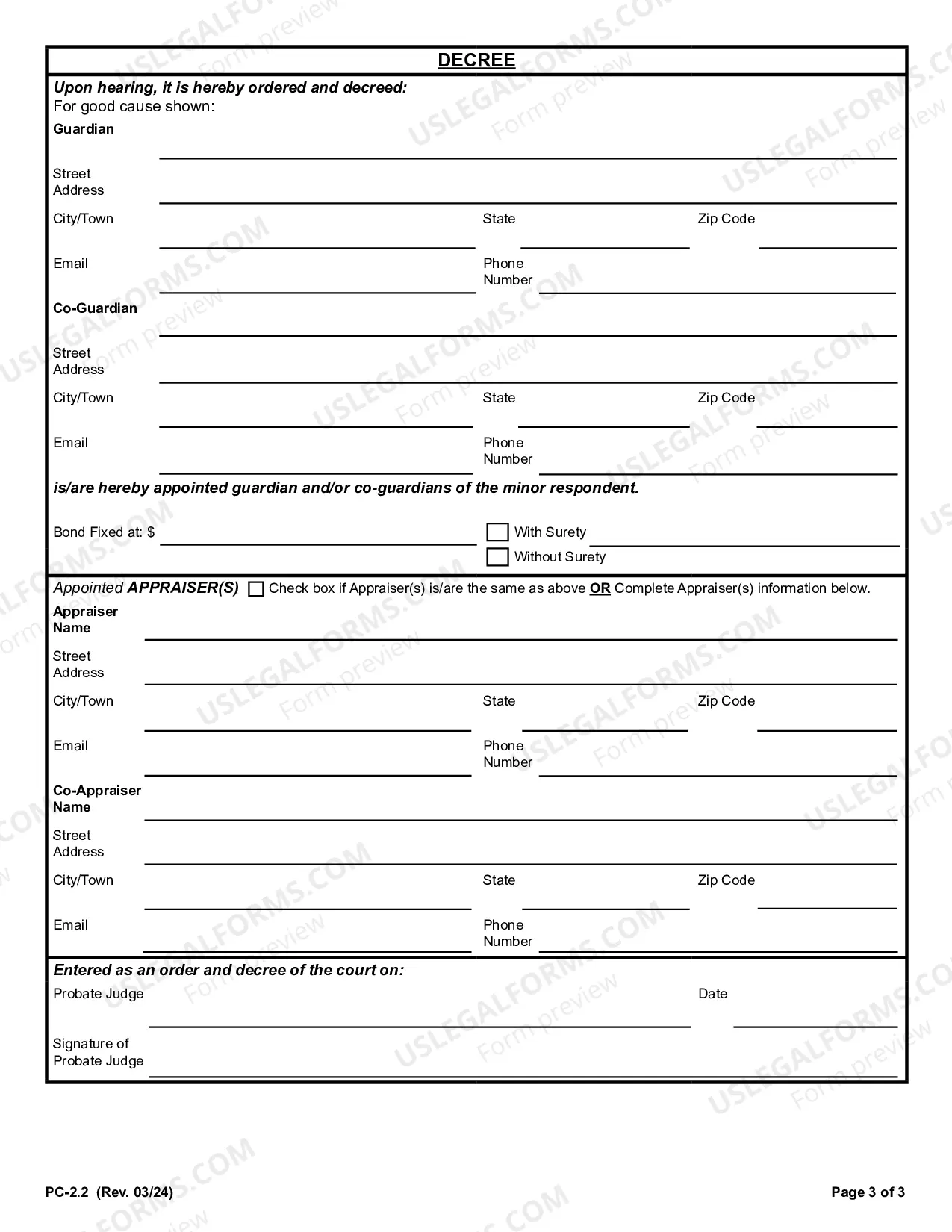 Preview Minor Guardianship