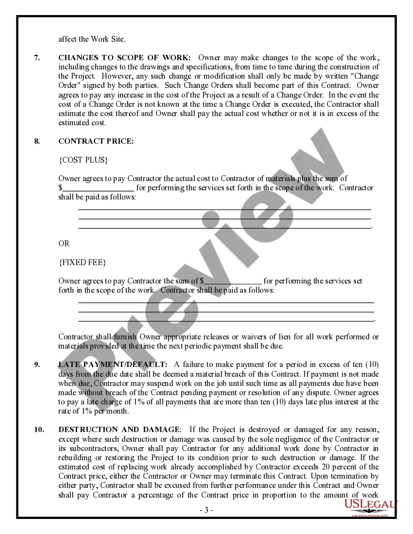 Preview HVAC Contract for Contractor