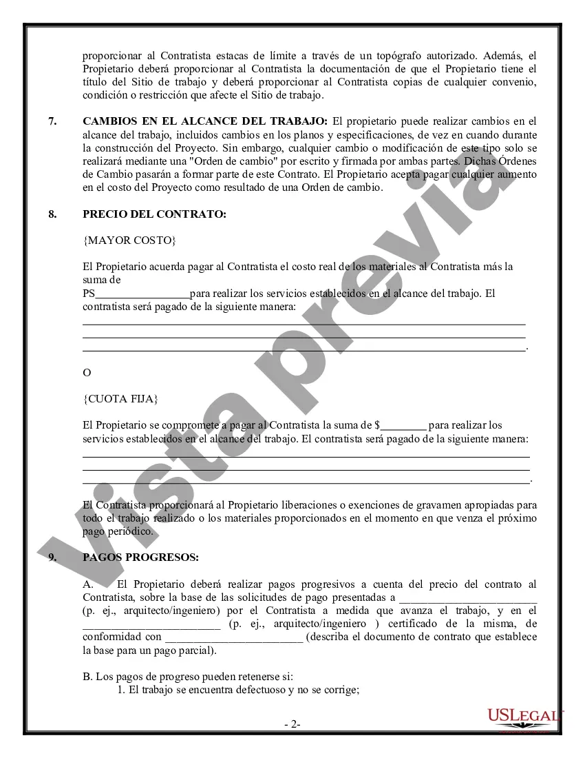 Preview Contrato Comercial para Contratista