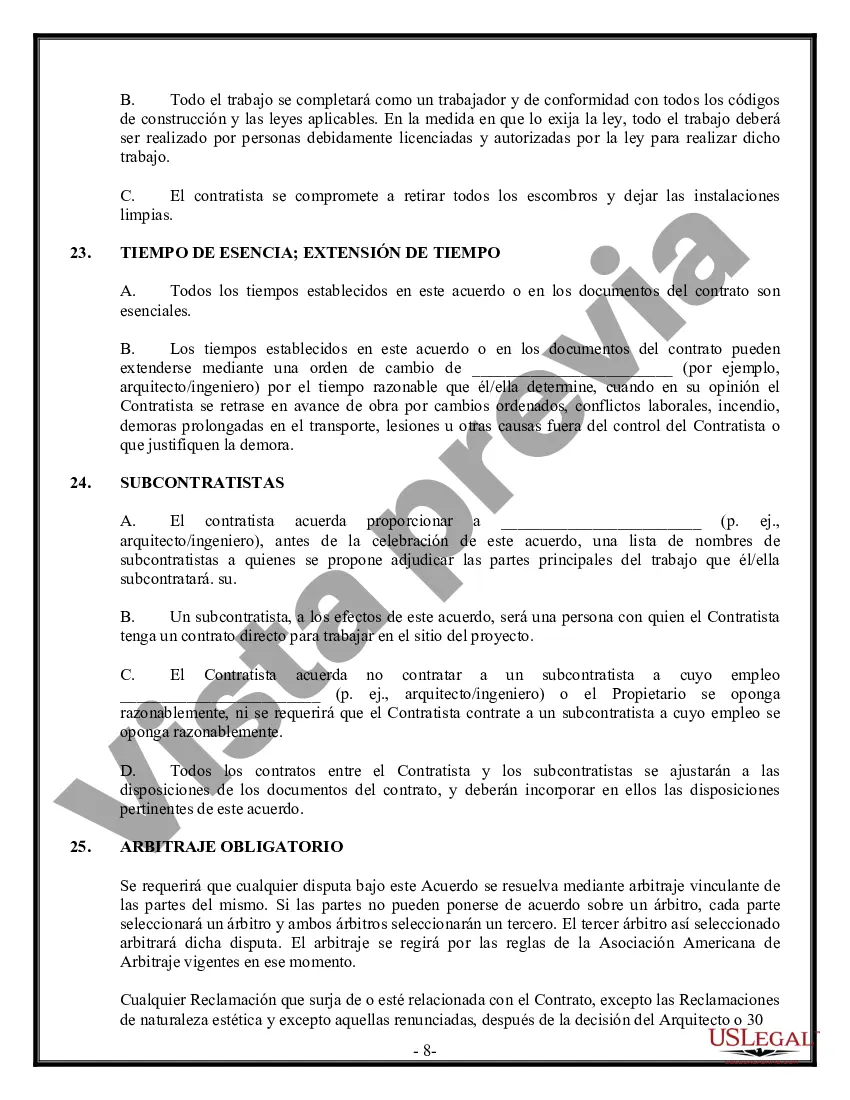 Preview Contrato Comercial para Contratista