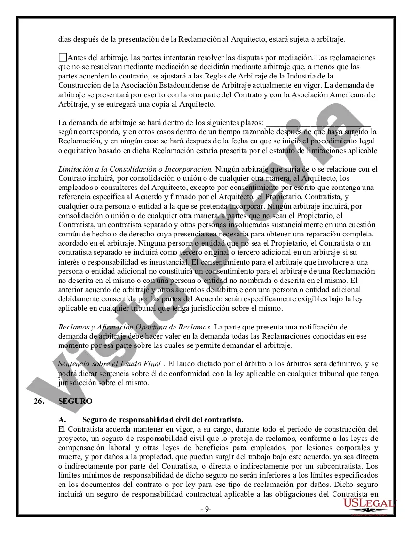 Preview Contrato Comercial para Contratista