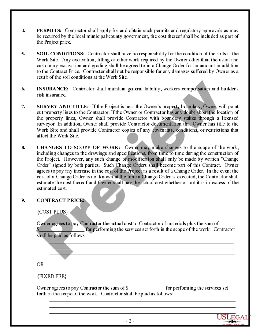 Preview Flooring Contract for Contractor