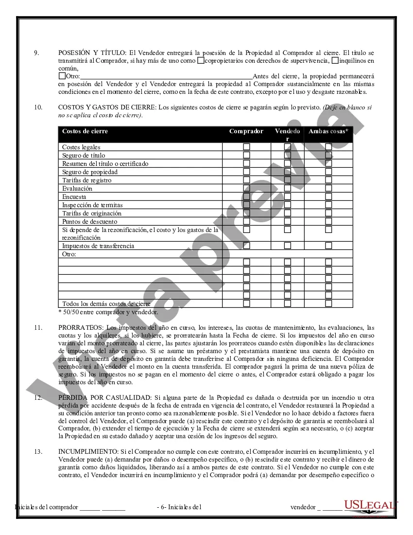 Preview Contrato de Compraventa de Bienes Inmuebles sin Corredor para Acuerdo de Venta de Casa Residencial
