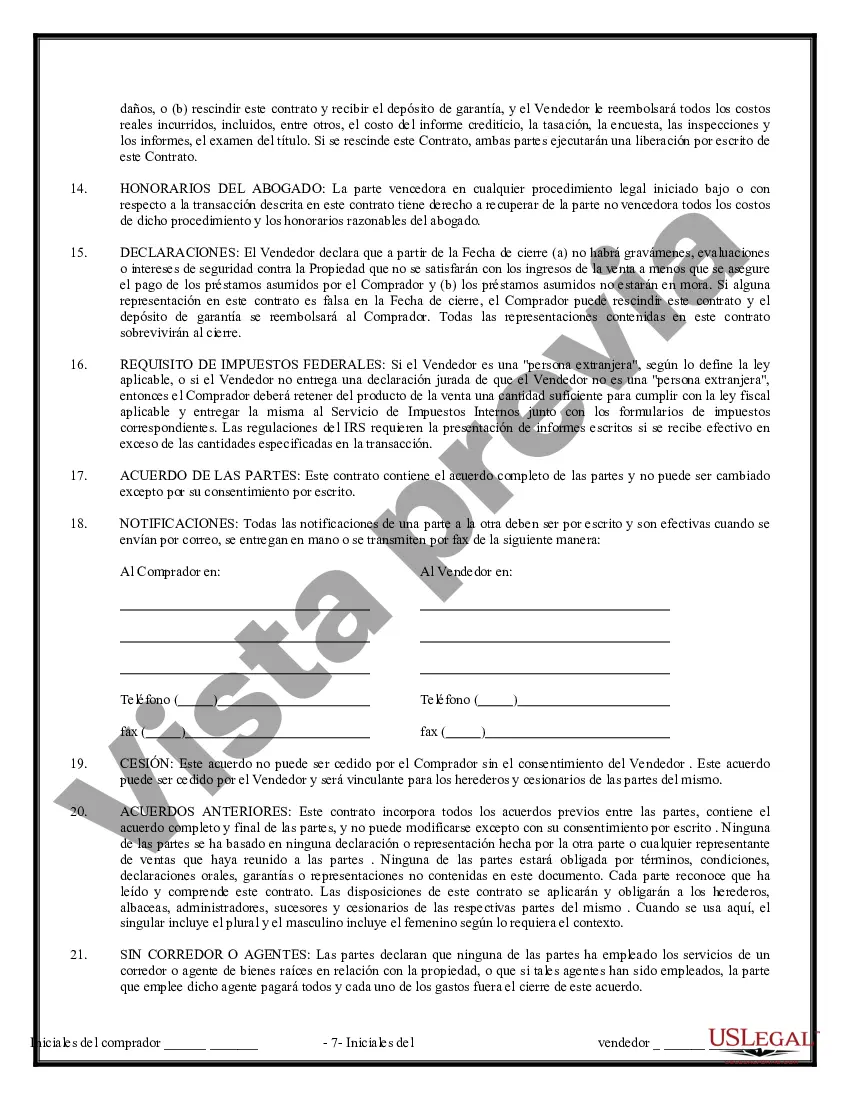 Preview Contrato de Compraventa de Bienes Inmuebles sin Corredor para Acuerdo de Venta de Casa Residencial