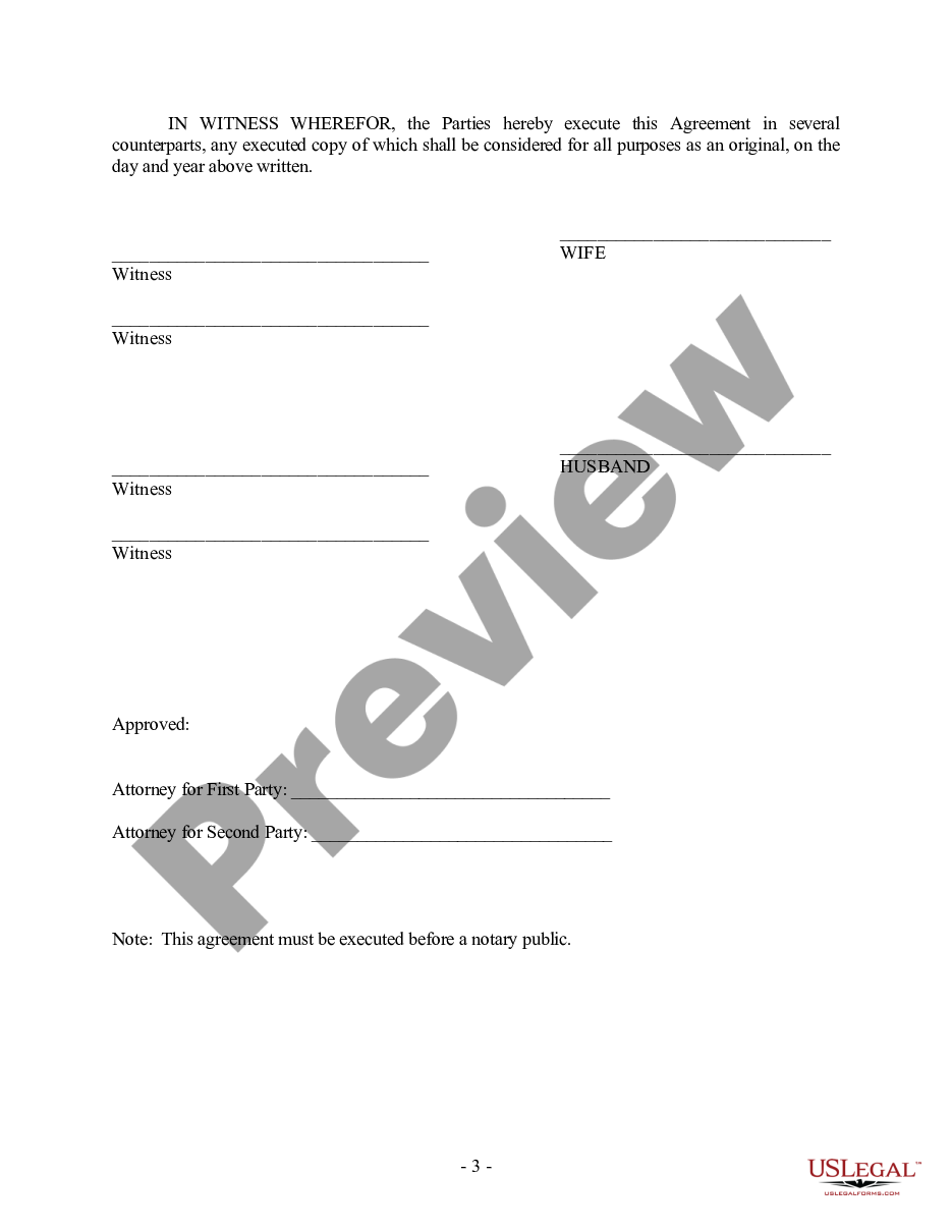 page 2 Amendment to Prenuptial or Premarital Agreement preview