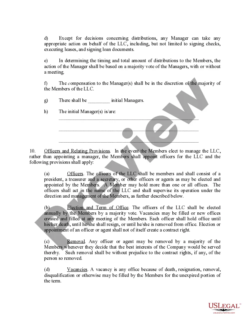 Get Limited Liability Company LLC Operating Agreement Preview Limited Liability Company LLC Operating Agreement