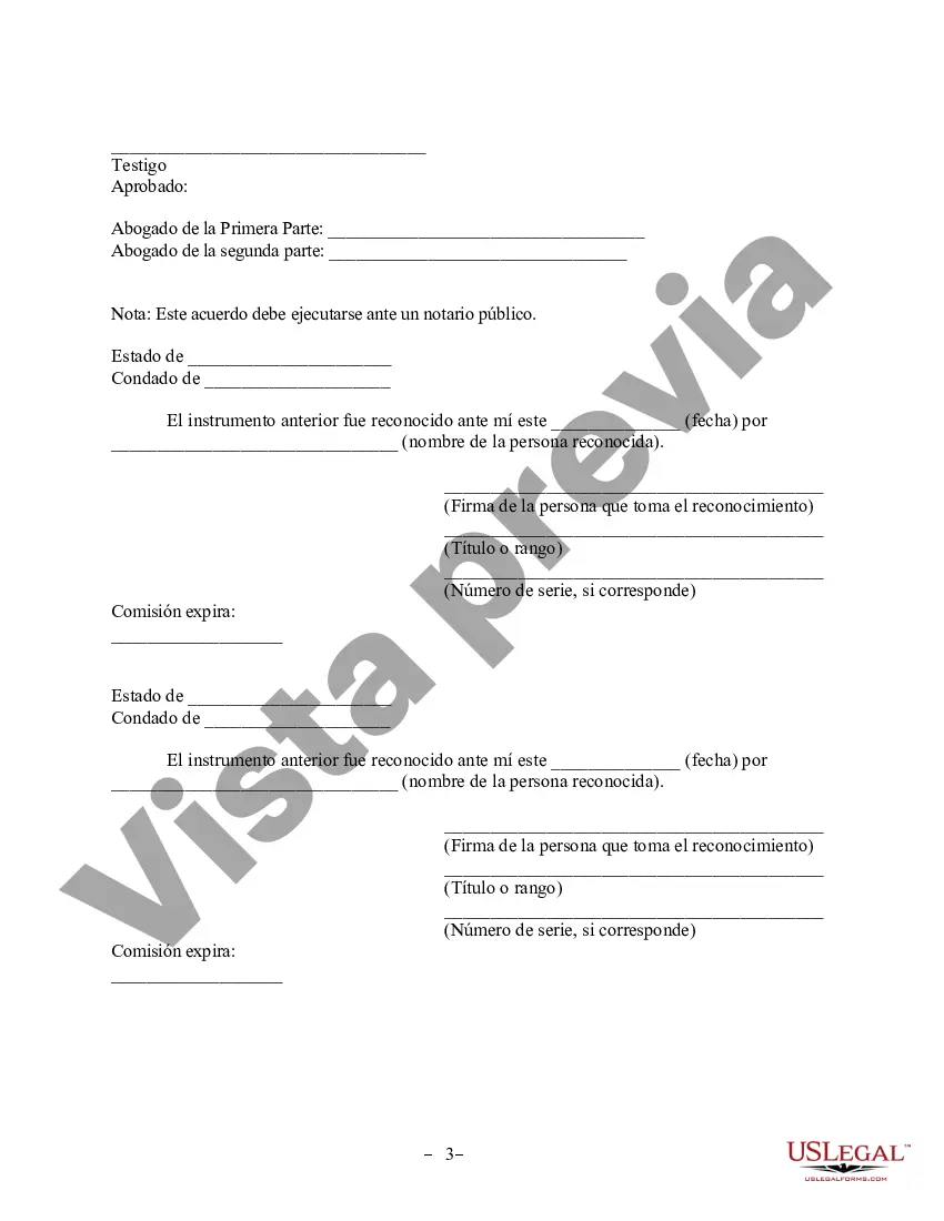 Preview Revocación del Acuerdo de Propiedad Postnupcial - Carolina del Sur