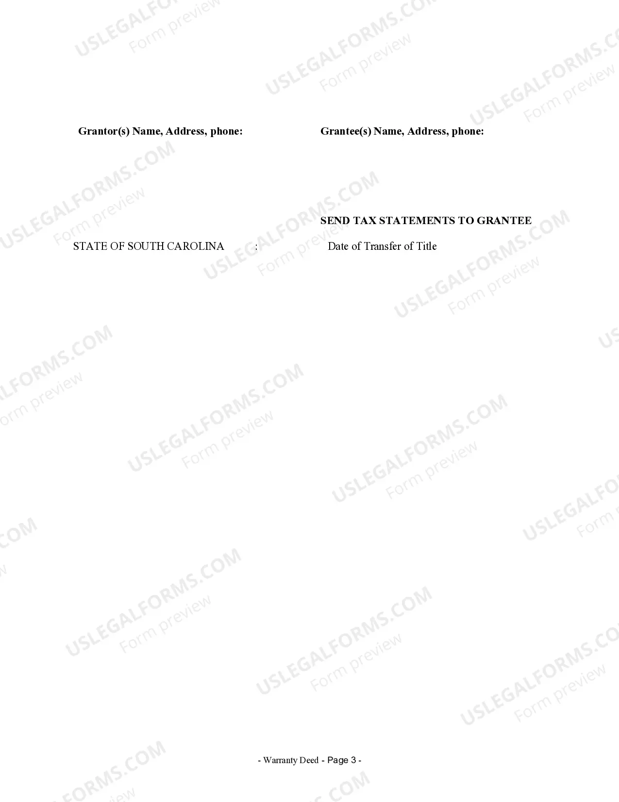 Preview Warranty Deed from Husband and Wife to an Individual
