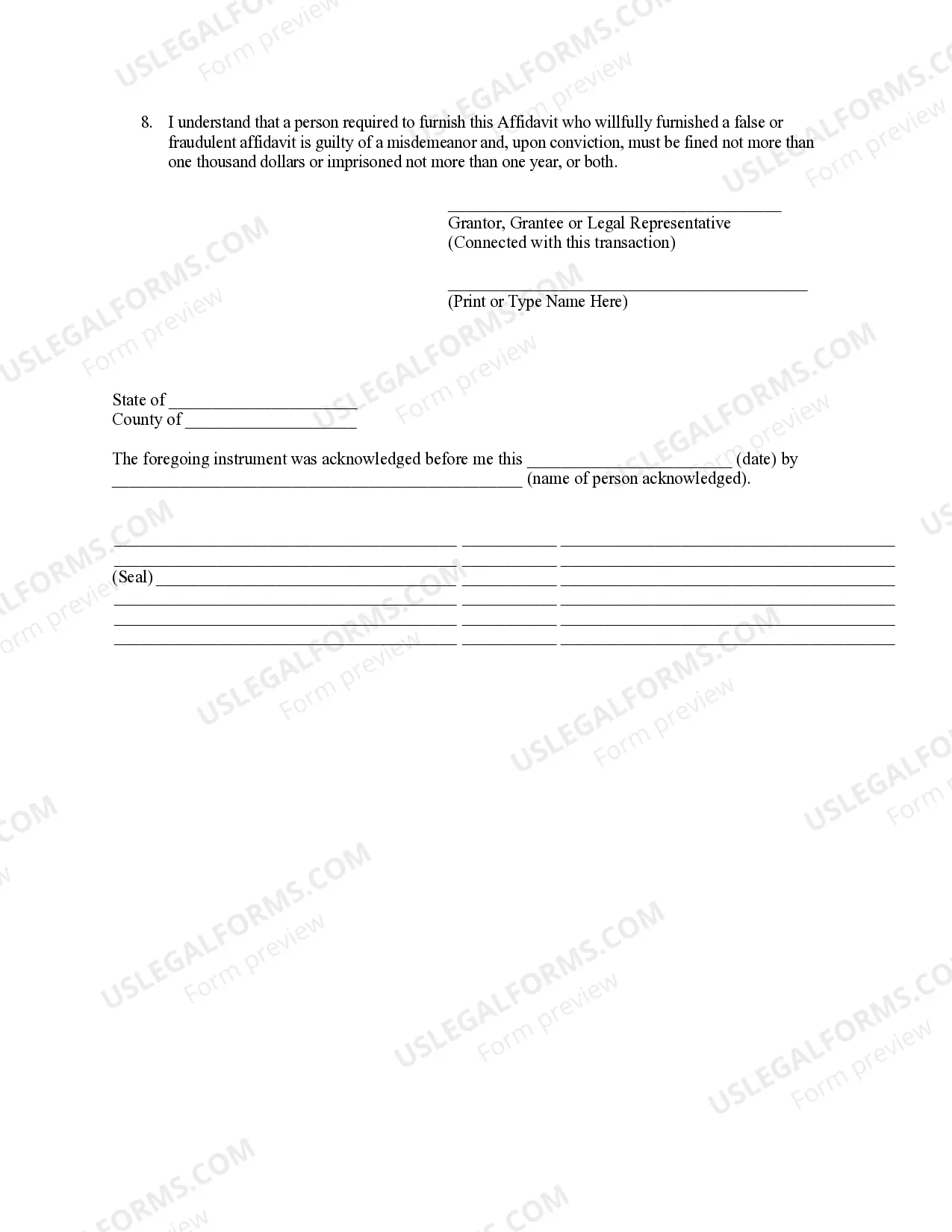 Preview Warranty Deed from Husband and Wife to an Individual