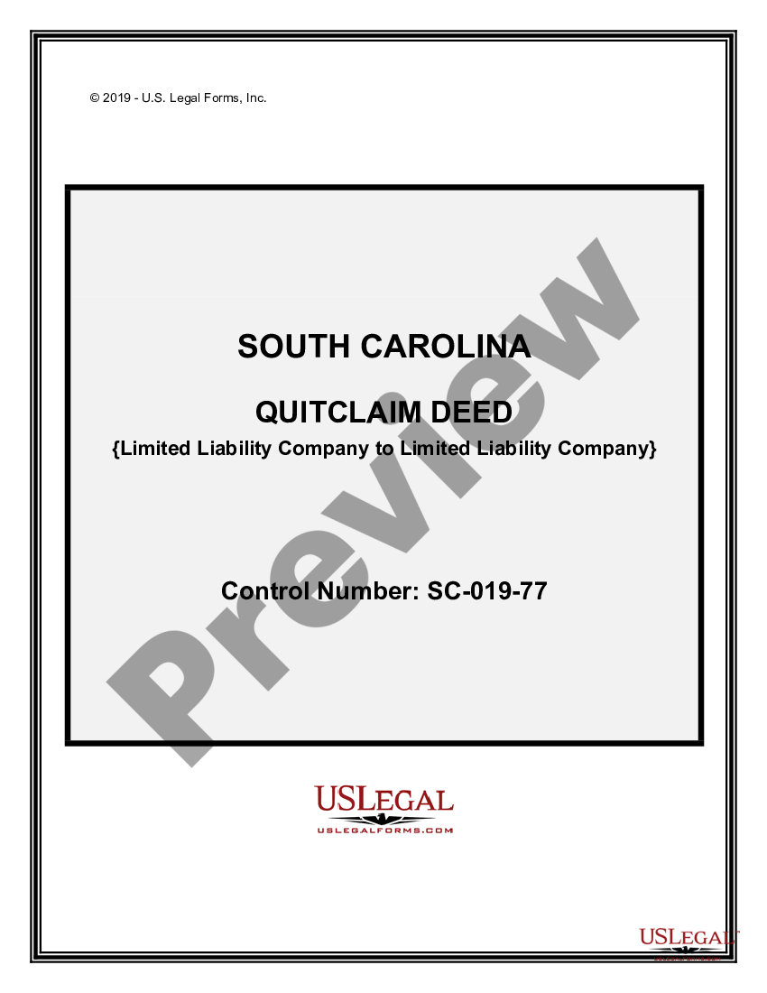 South Carolina Quitclaim Deed Quit Claim Deed Sc Us Legal Forms 9920