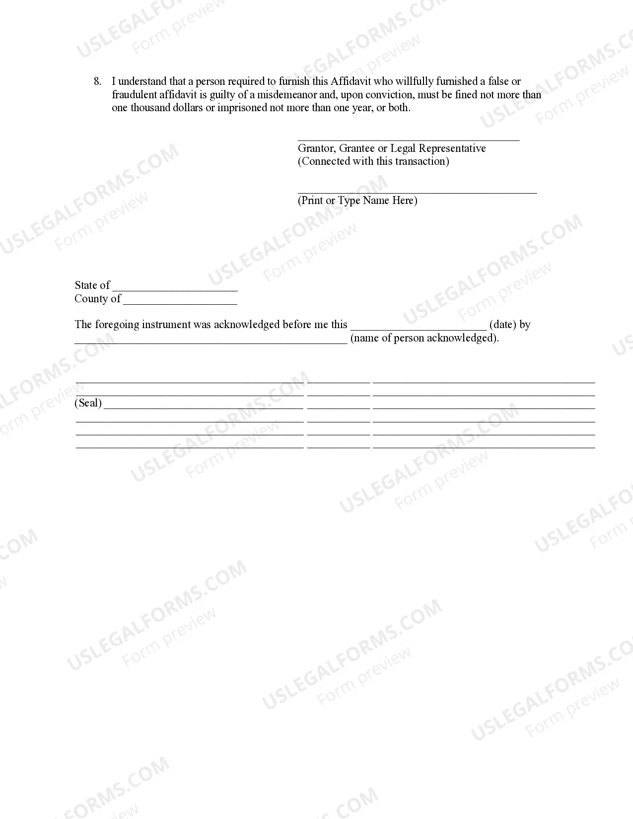 Preview Quitclaim Deed from Individual to Individual