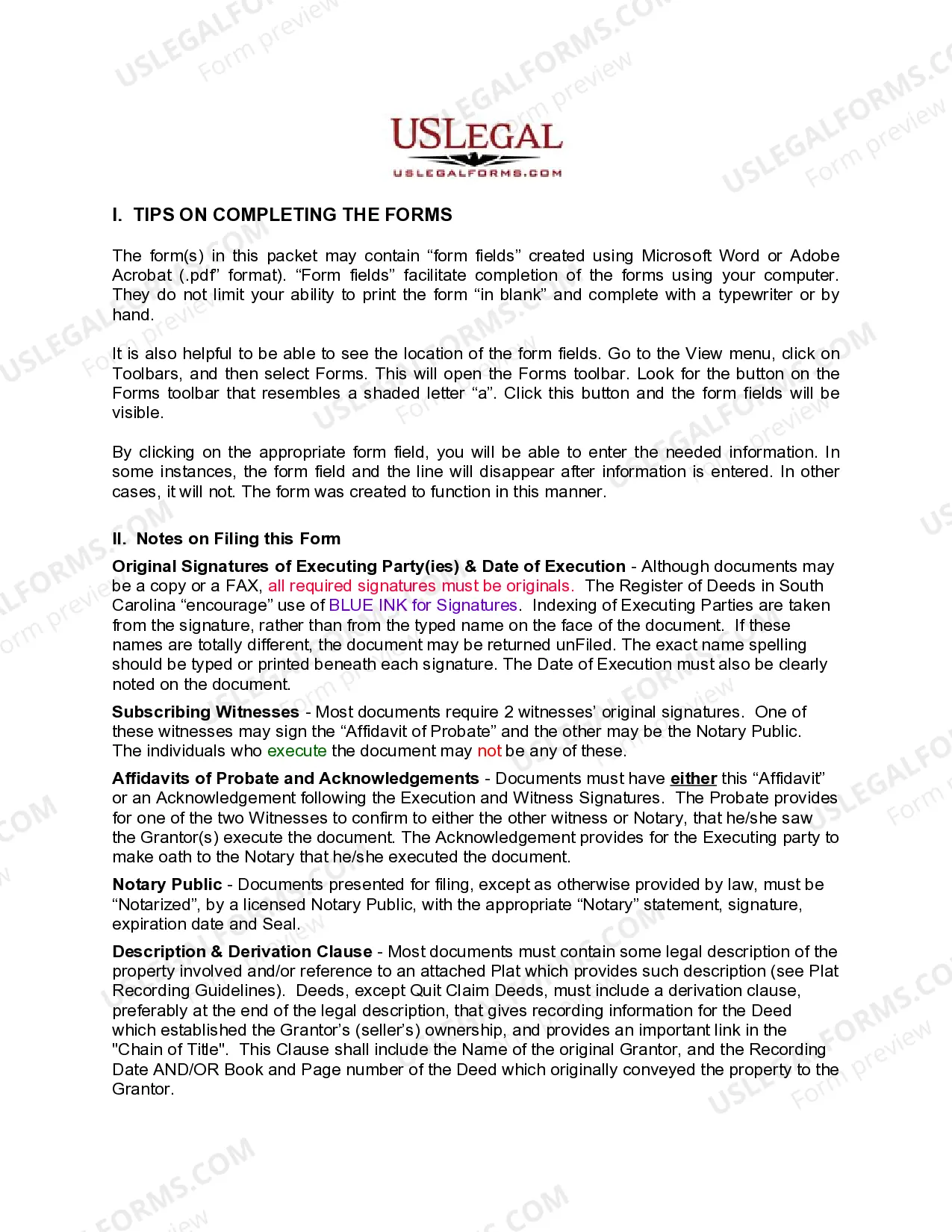 Preview Warranty Deed - Individual to Individual with a Retained Life Estate in Grantor