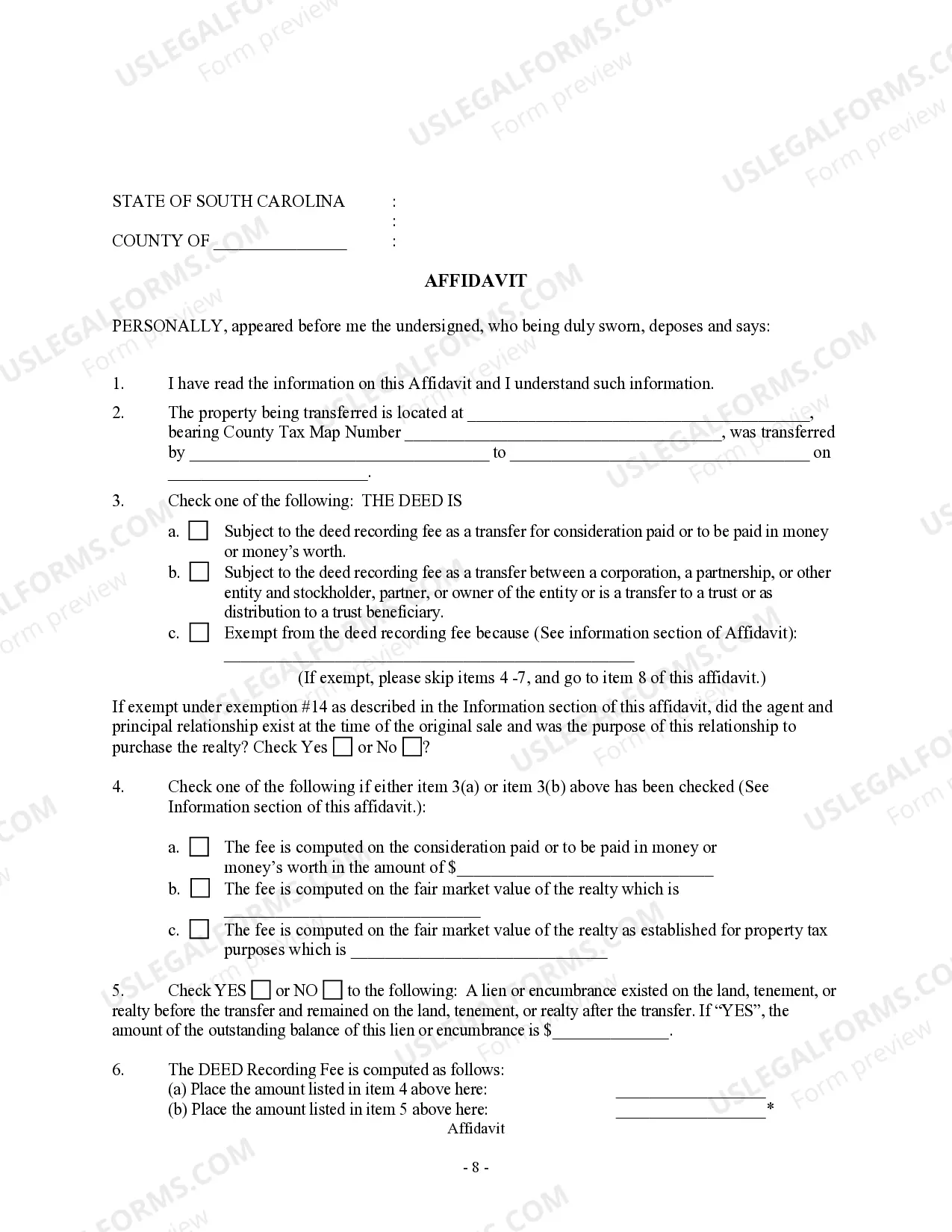 Preview General Warranty Deed - Husband and Wife to Three Individuals as Joint Tenants