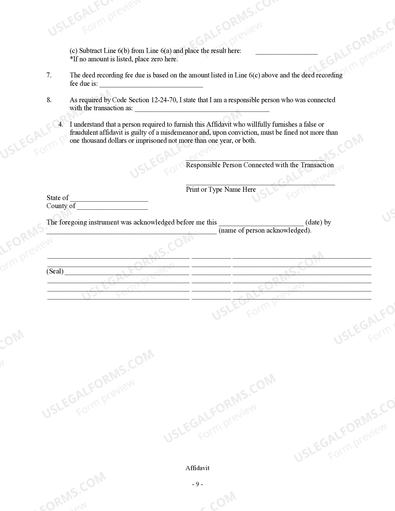 Preview General Warranty Deed - Husband and Wife to Three Individuals as Joint Tenants