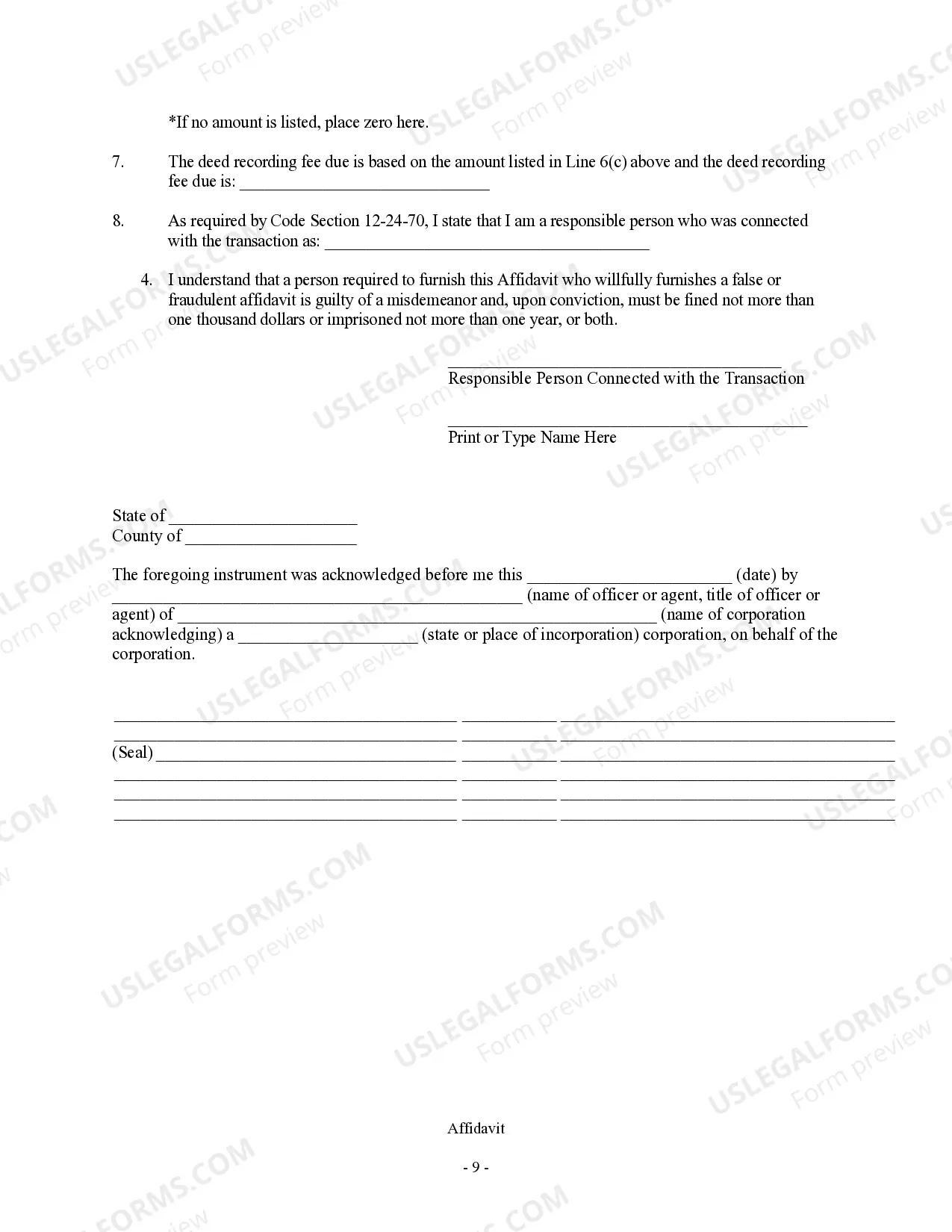 Preview General Warranty Deed - One Individual to Two Individuals