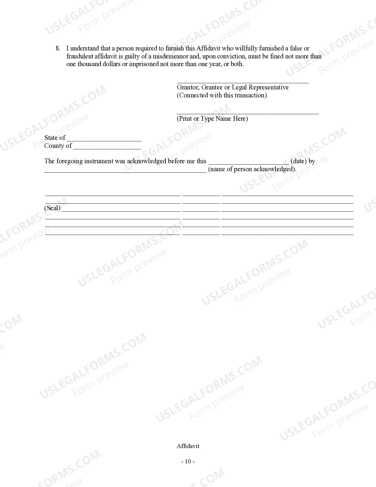 Preview Quitclaim Deed