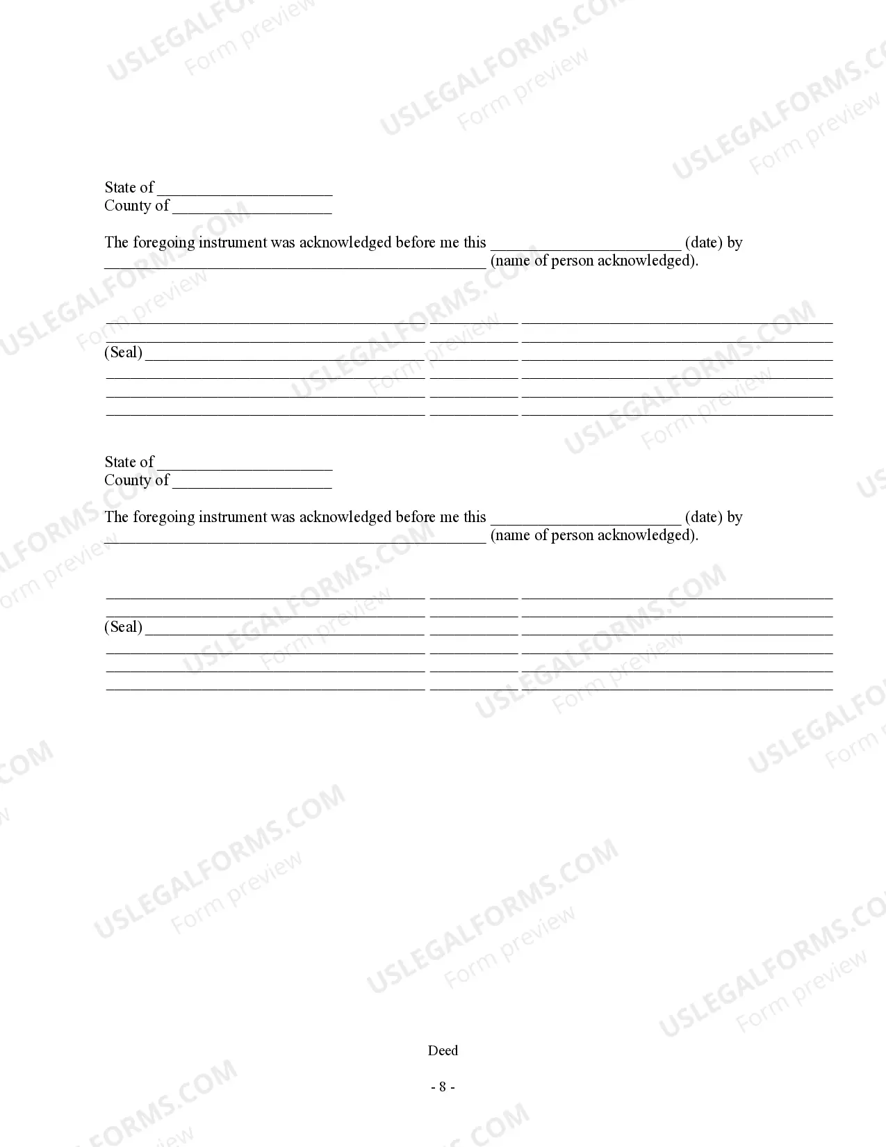 Preview Quitclaim Deed