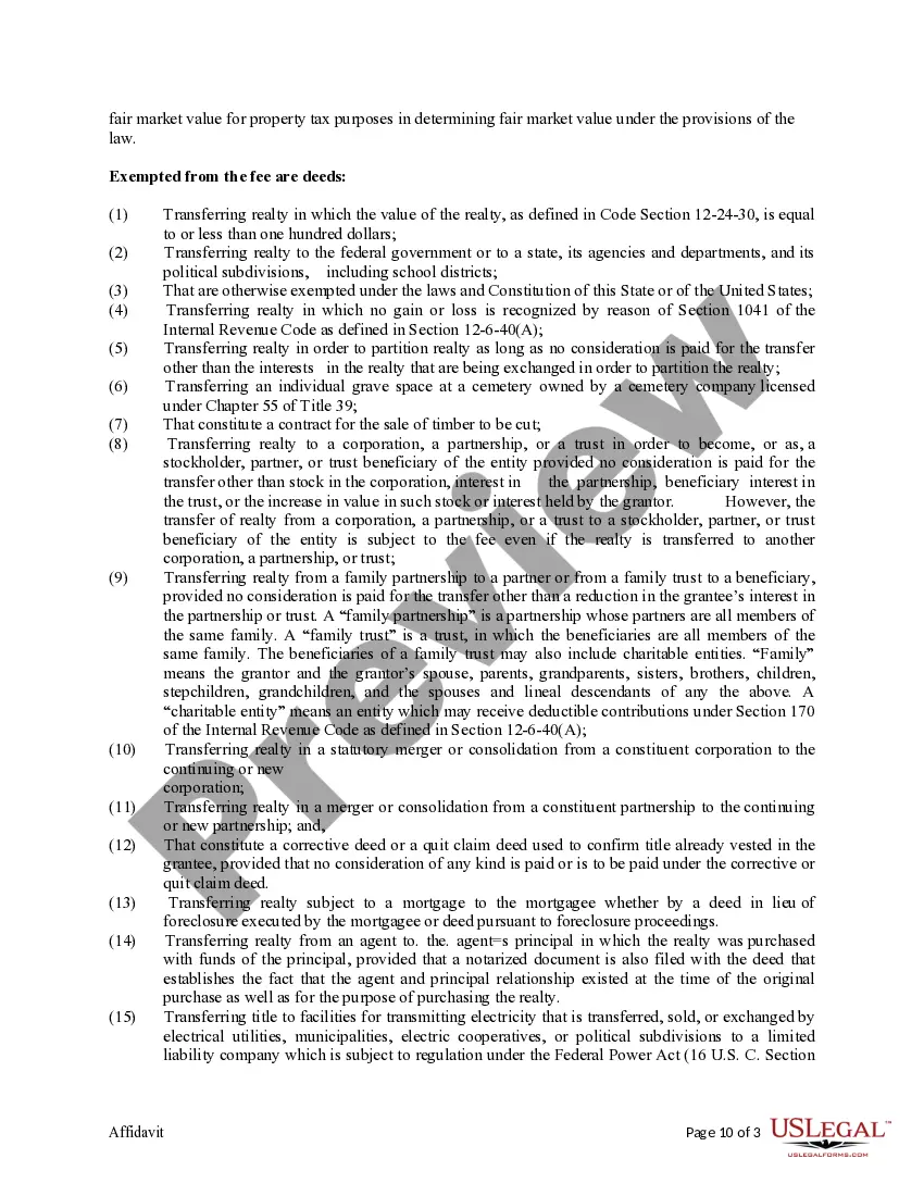Preview Enhanced Life Estate or Lady Bird Warranty Deed from Individual to Individual