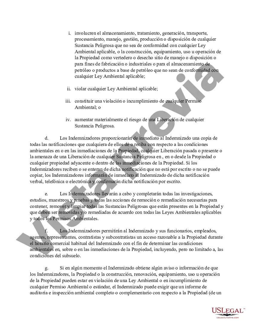 Preview Compromiso de Cumplimiento e Indemnización Ambiental