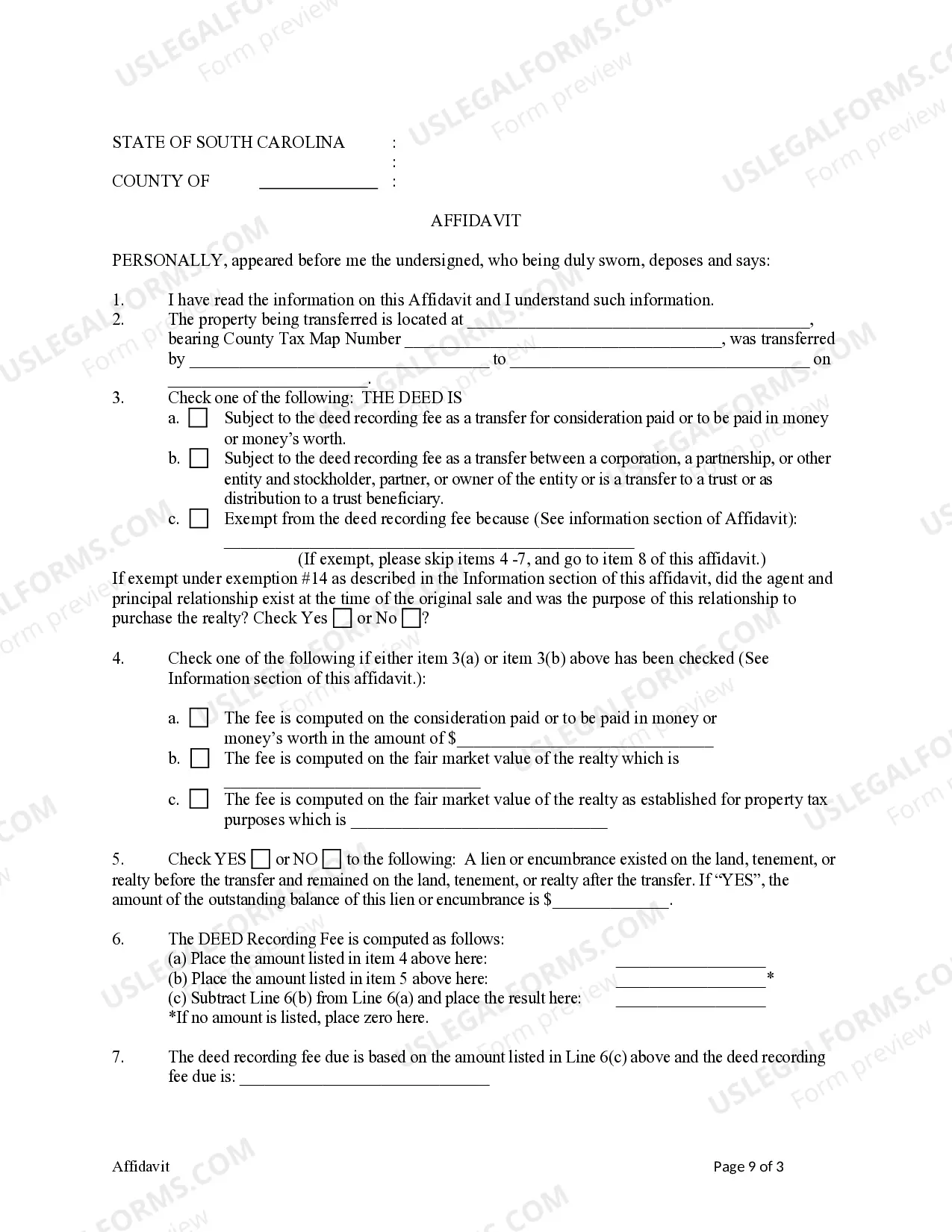 Preview Life Estate Deed from Two Individuals / Husband and Wife to an Individual
