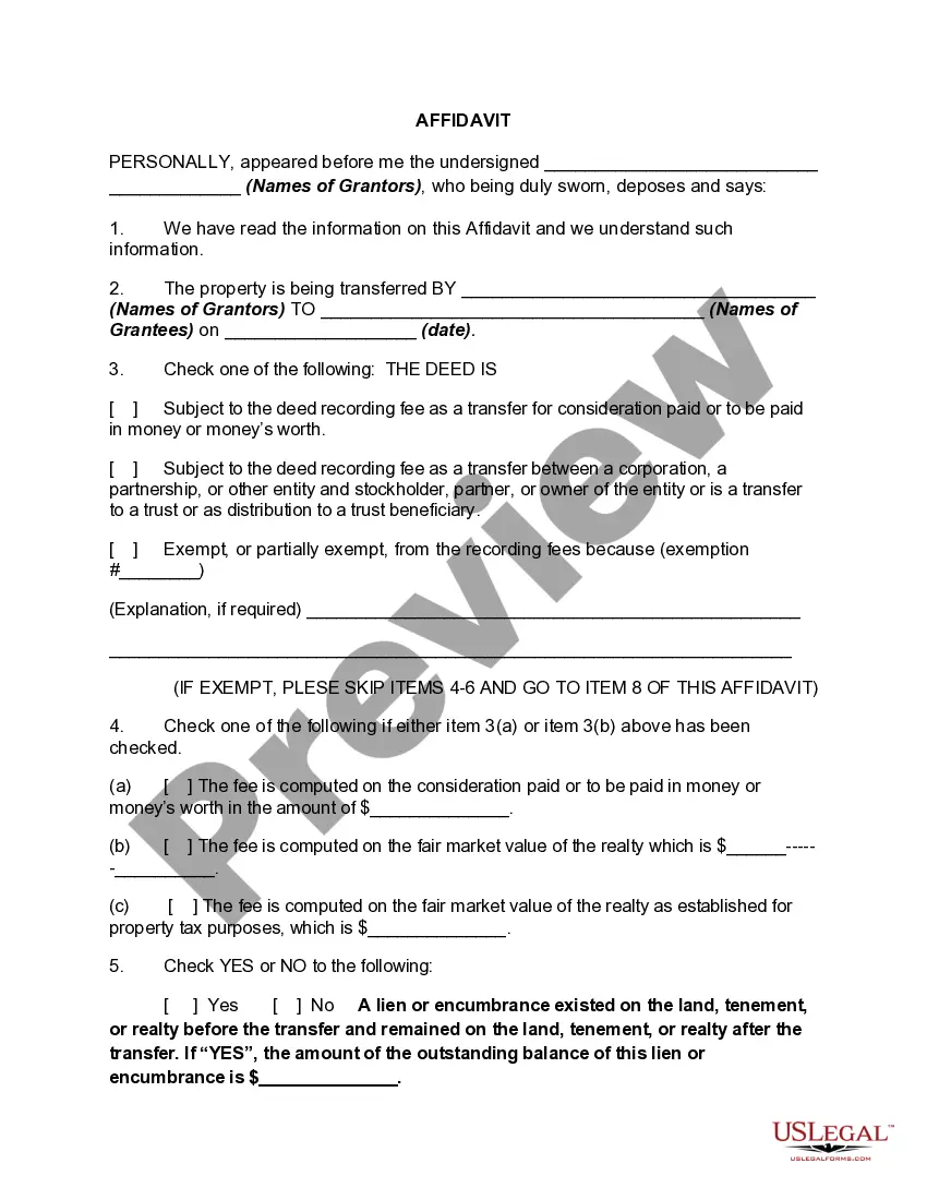 Preview Deed of an Interest to Time Share from Parents to Children
