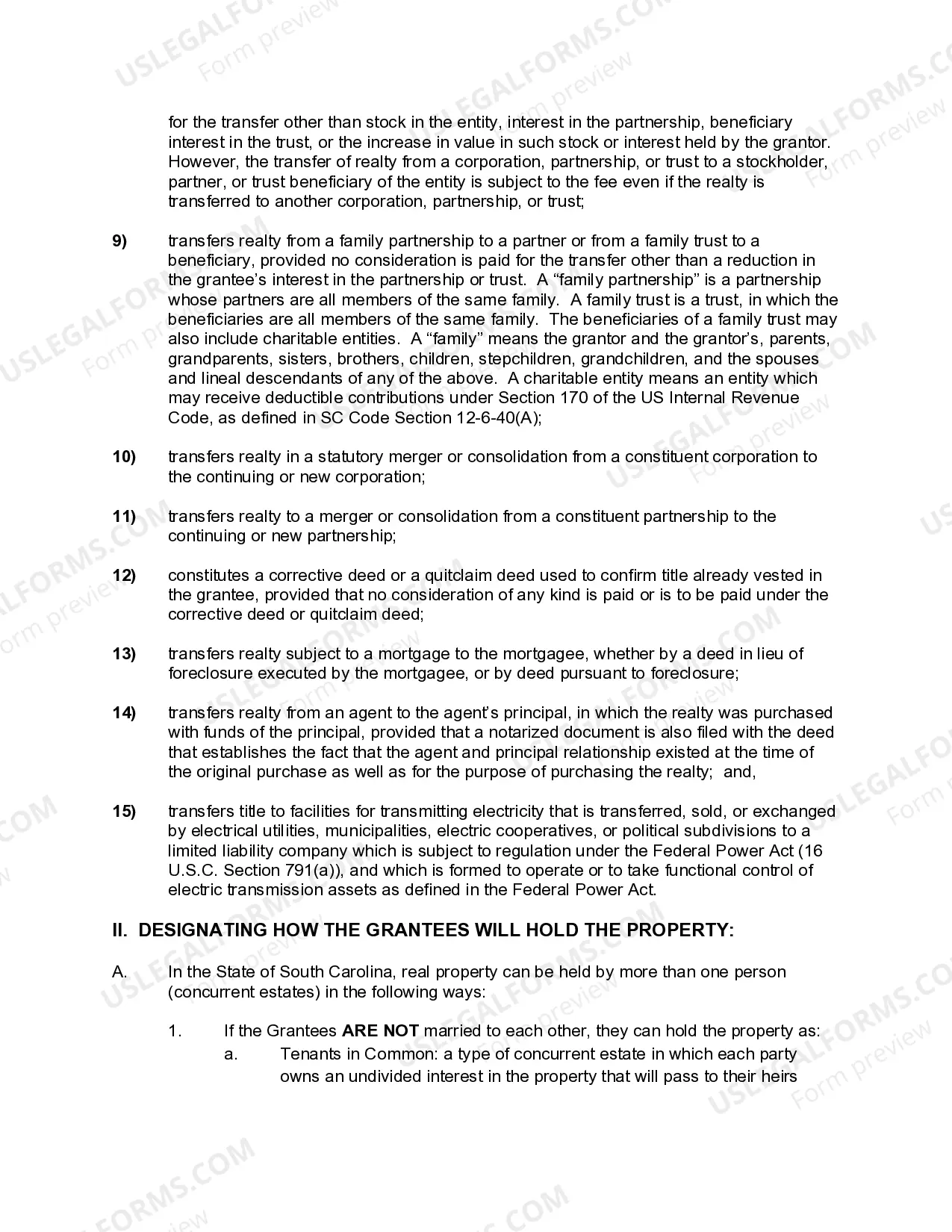 Preview Quitclaim Deed from an Individual to Six (6) Individuals