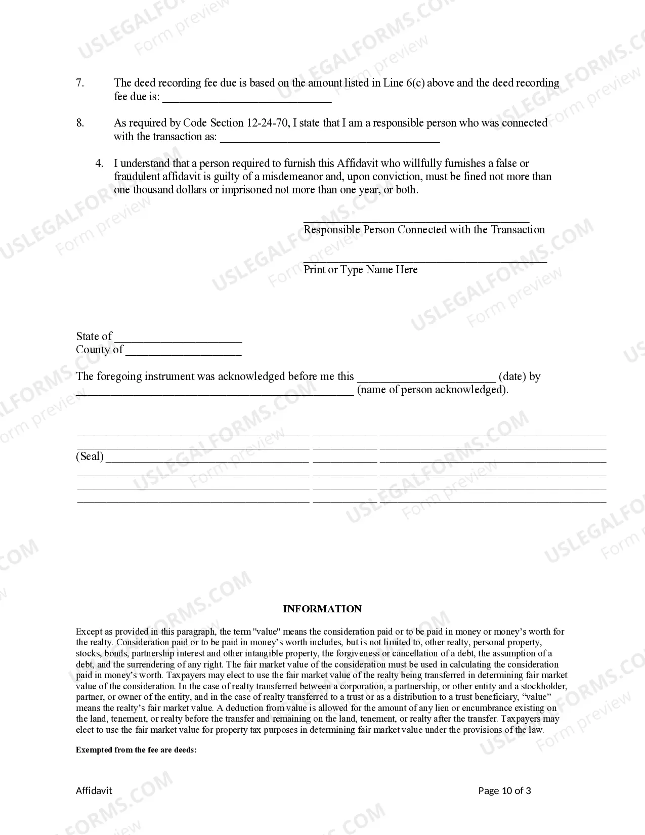 Preview General Warranty Deed from a Limited Liability Company to Husband and Wife