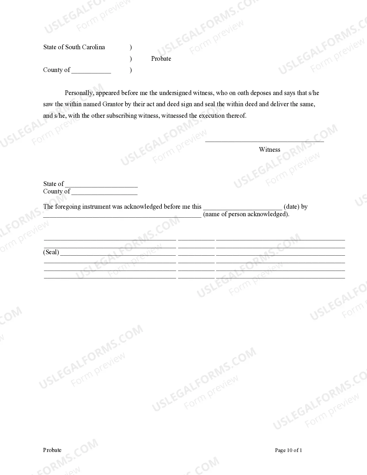 Preview Quitclaim Deed - Timeshare - Trust to a Trust