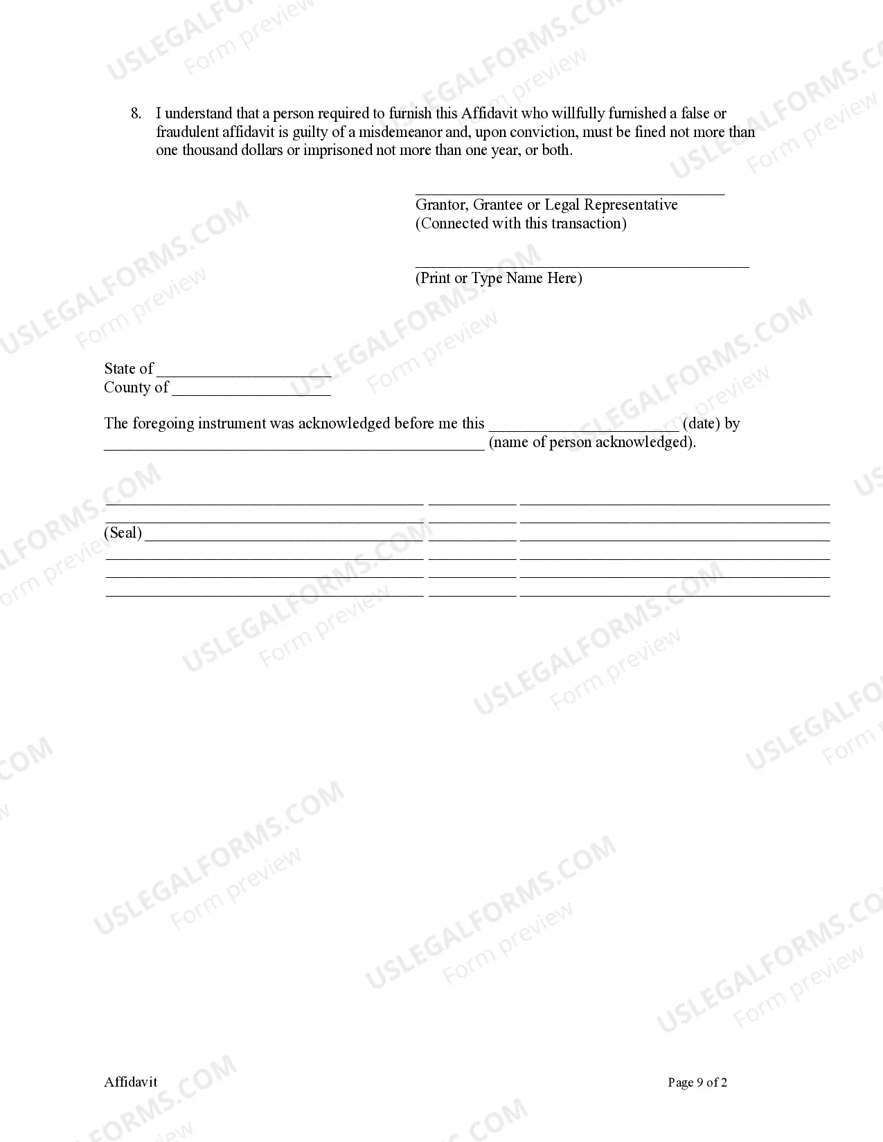 Preview Quitclaim Deed - Timeshare - Trust to a Trust