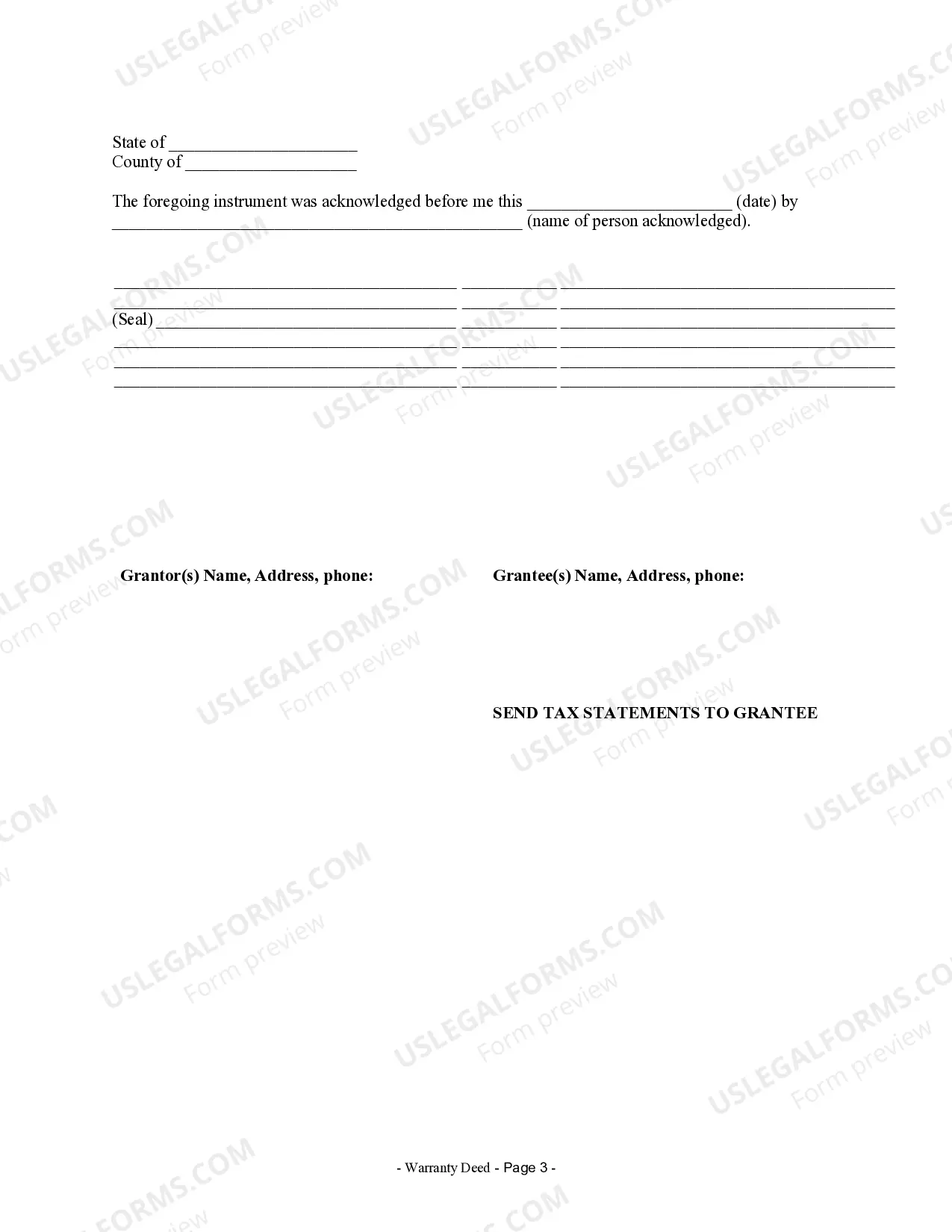 Preview Warranty Deed from two Individuals to Husband and Wife